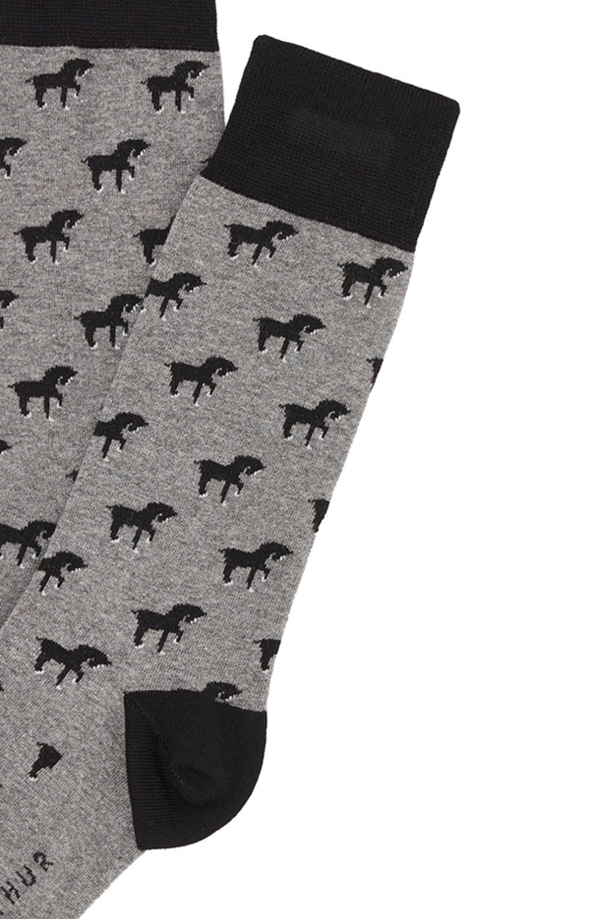 Chaussettes Homme Petits Chevaux Marine 4
