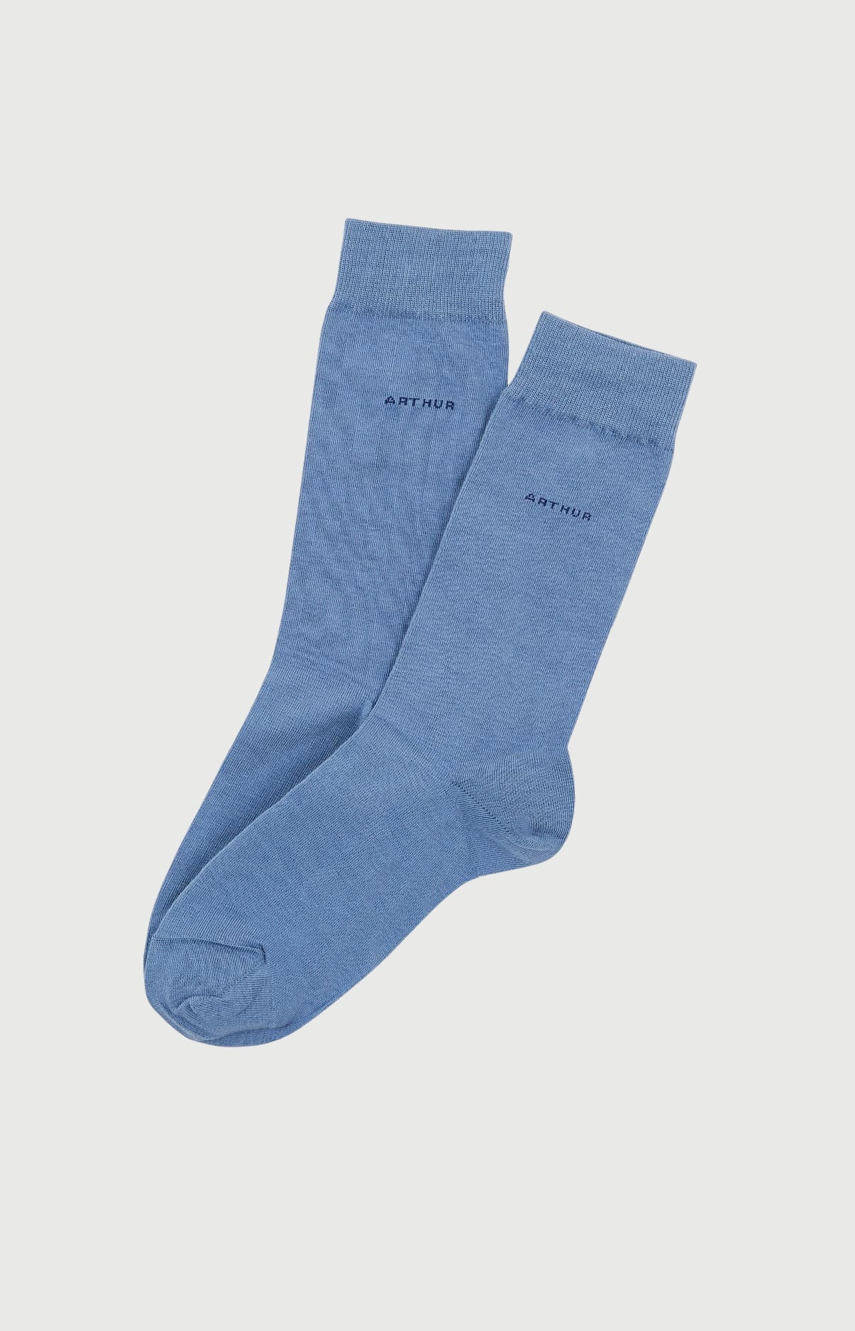 Chaussettes Uni bleu 1