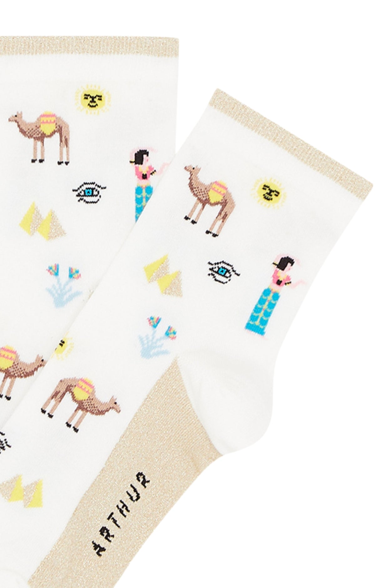 Chaussettes cléopatre Ecru 2