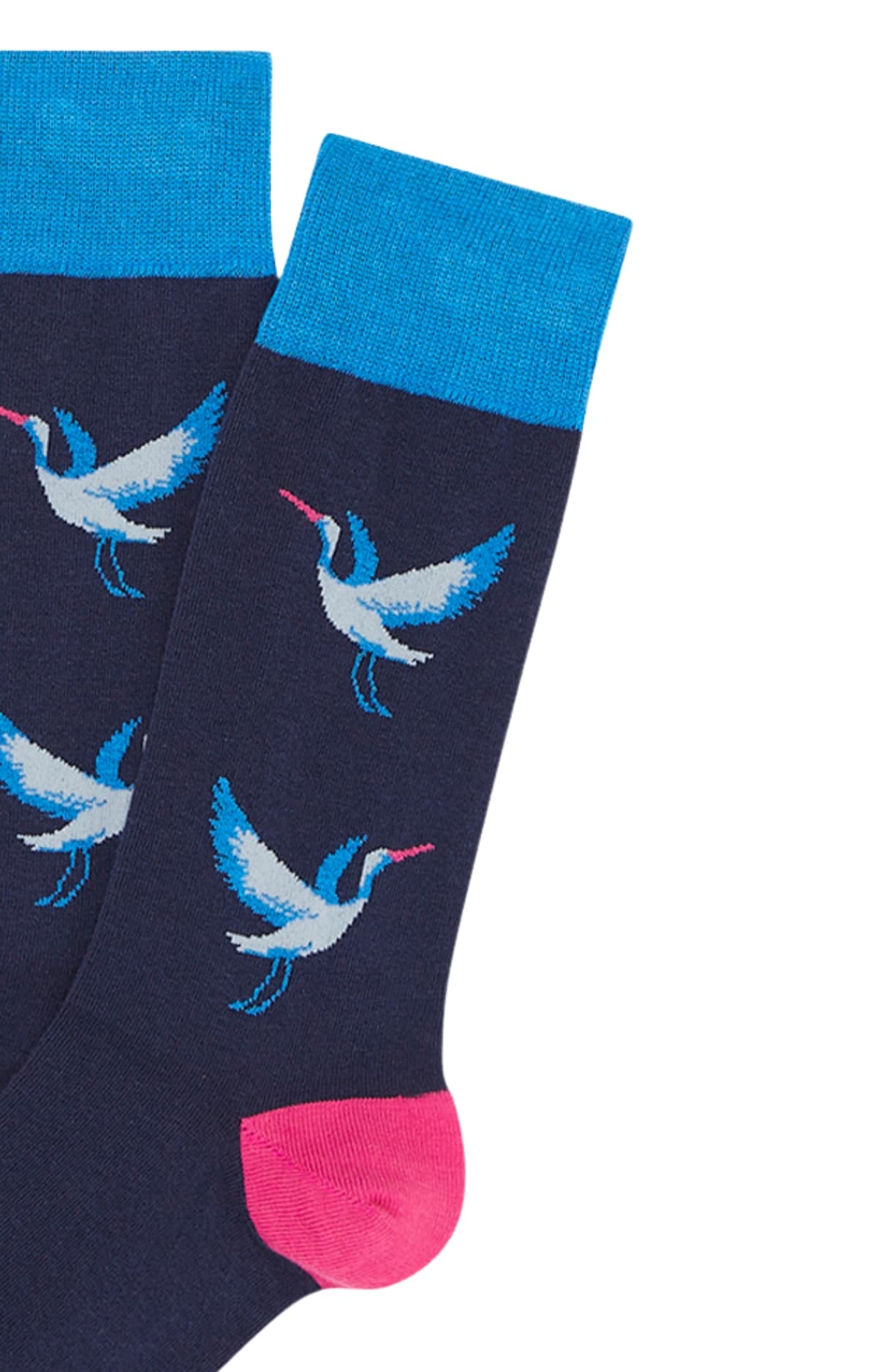 Chaussettes birdie Marine 2