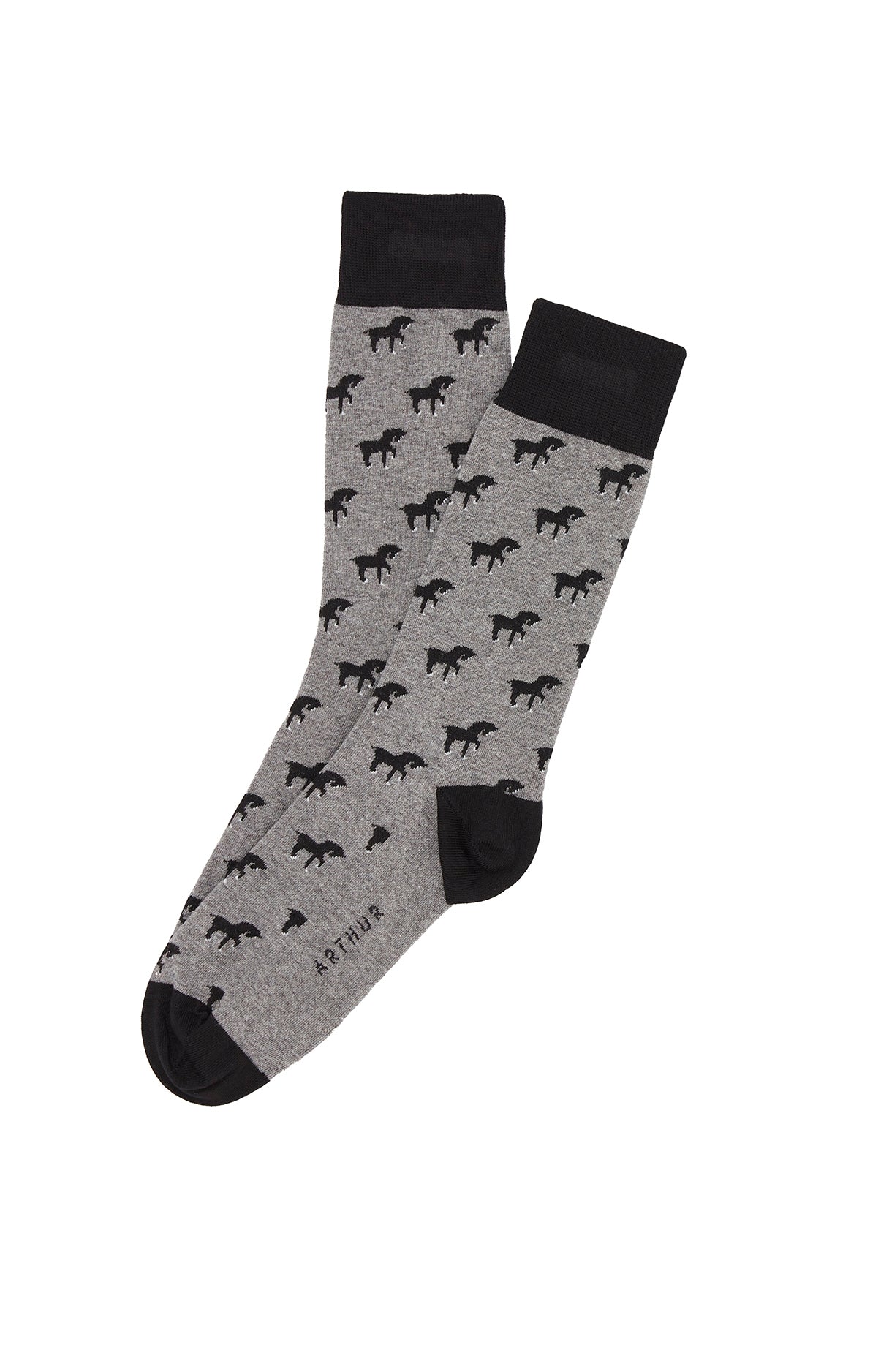 Chaussettes Homme Petits Chevaux Marine 3
