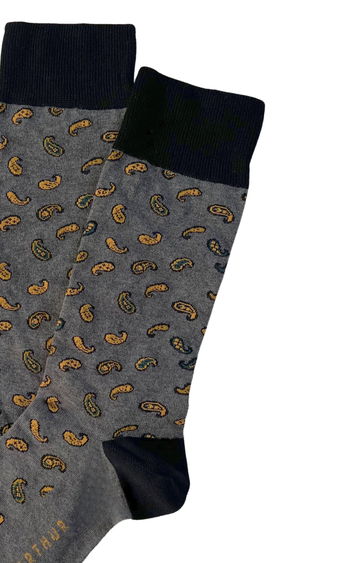 Chaussettes Homme Paisley Gris 2