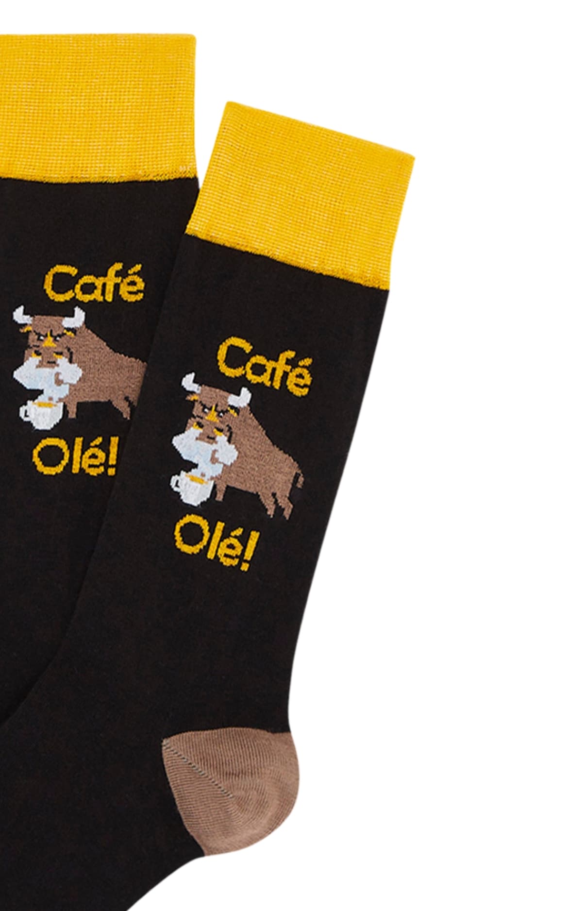 Chaussettes taureau olé Noir 2