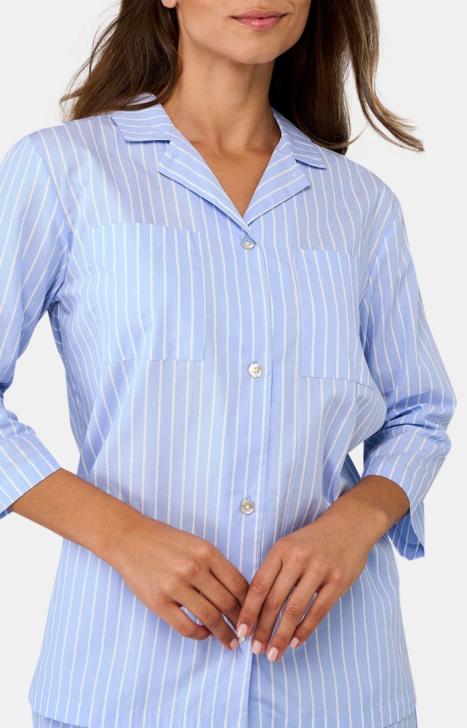 Pyjama court Femme Mona Bleu 4