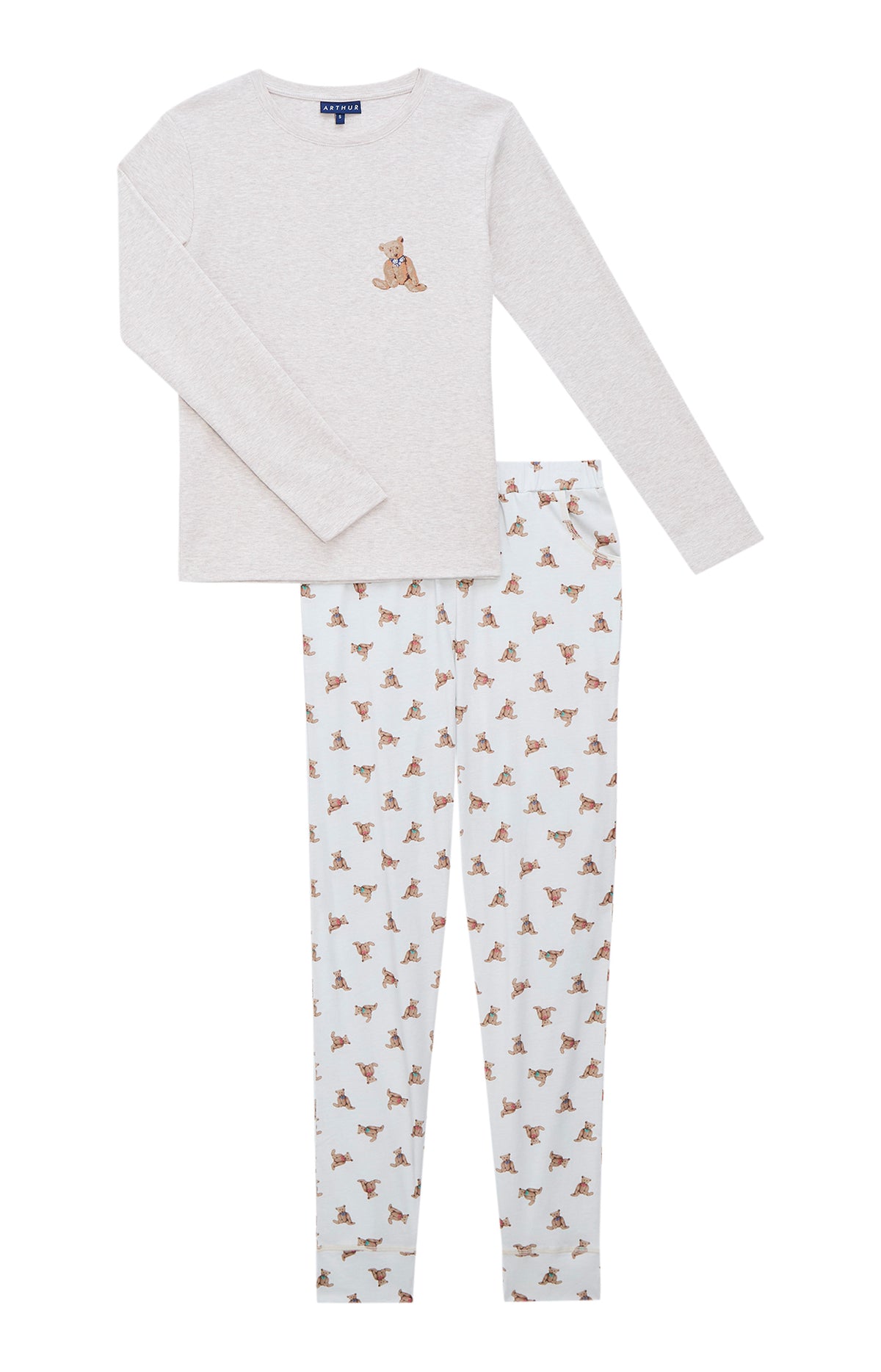 Pyjamas Femme Old Teddy IVOIRE 3