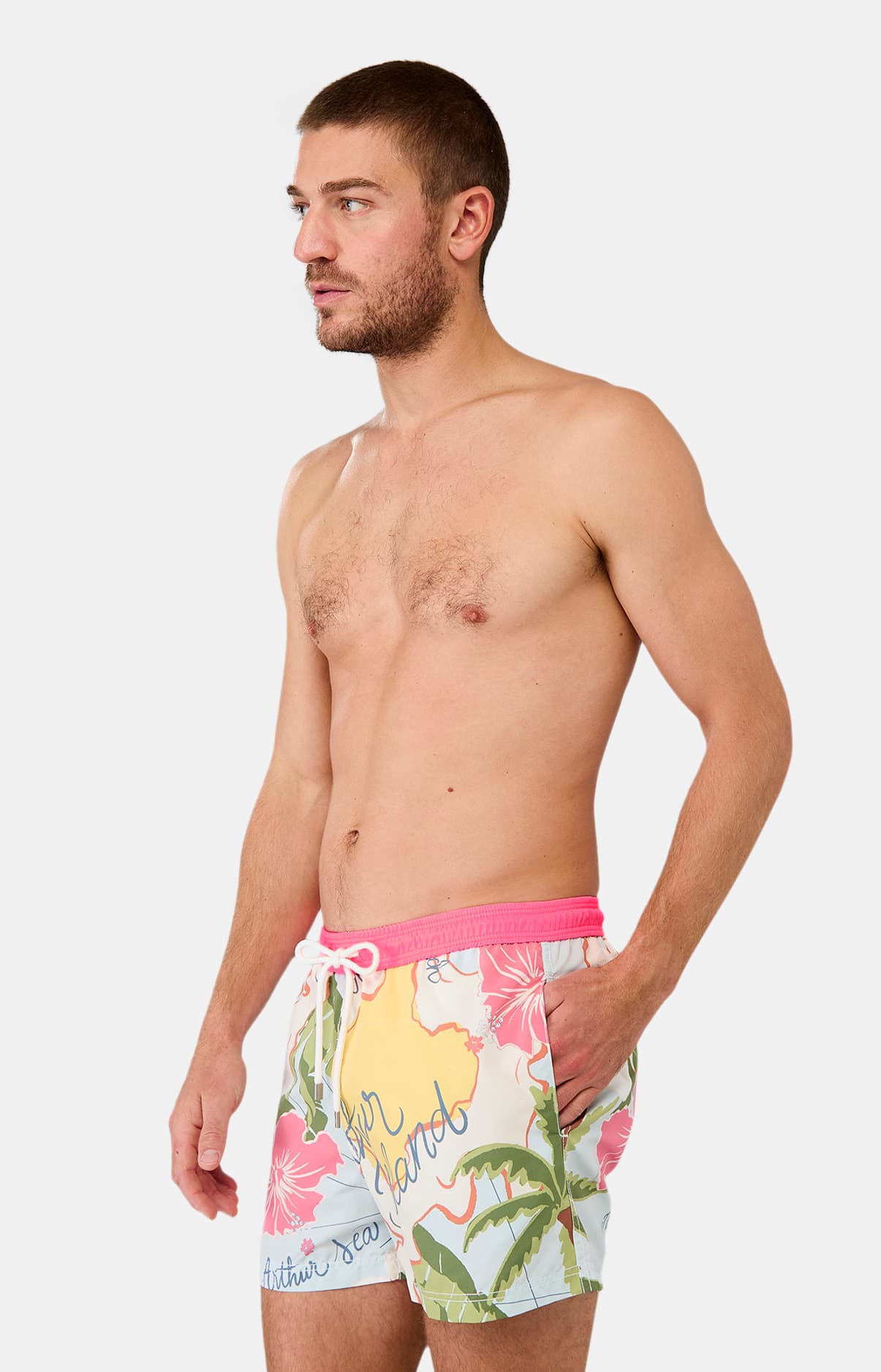 Short de bain Homme Arthur island Multicolore 5
