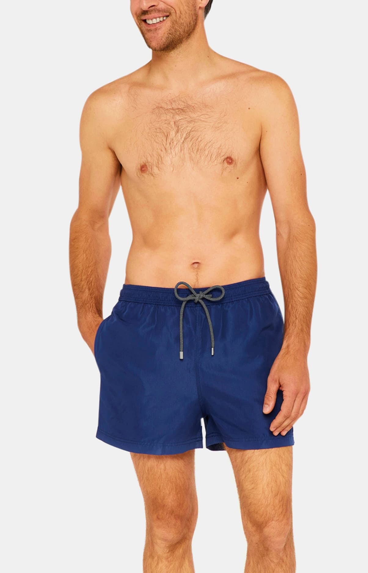 Short de bain Homme uni Marine 1