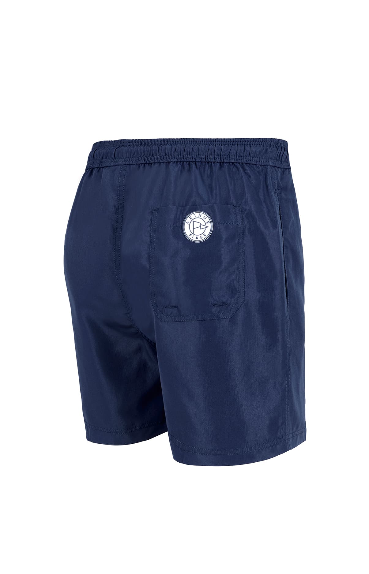 Short de bain Homme uni Marine 5