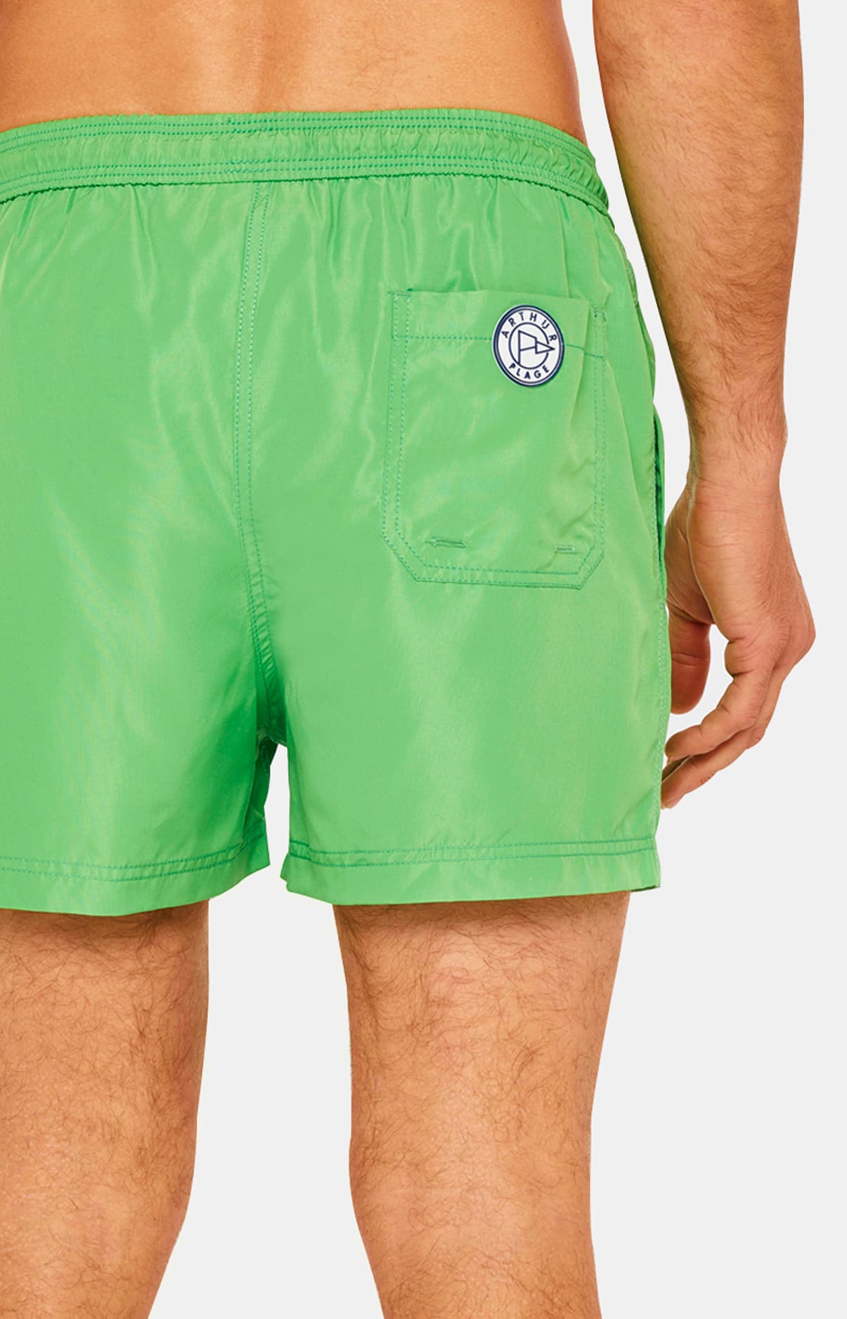 Short de bain Homme uni Vert 7