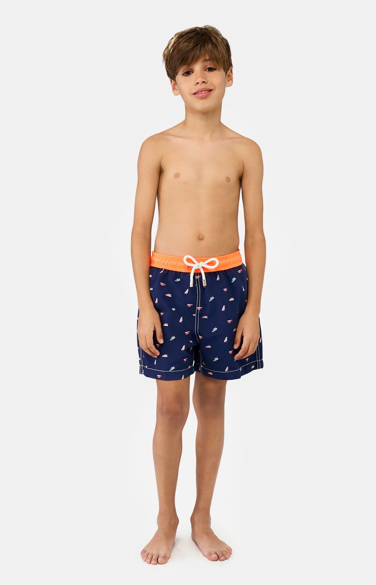 Short de bain Enfant Sneakers Marine 1