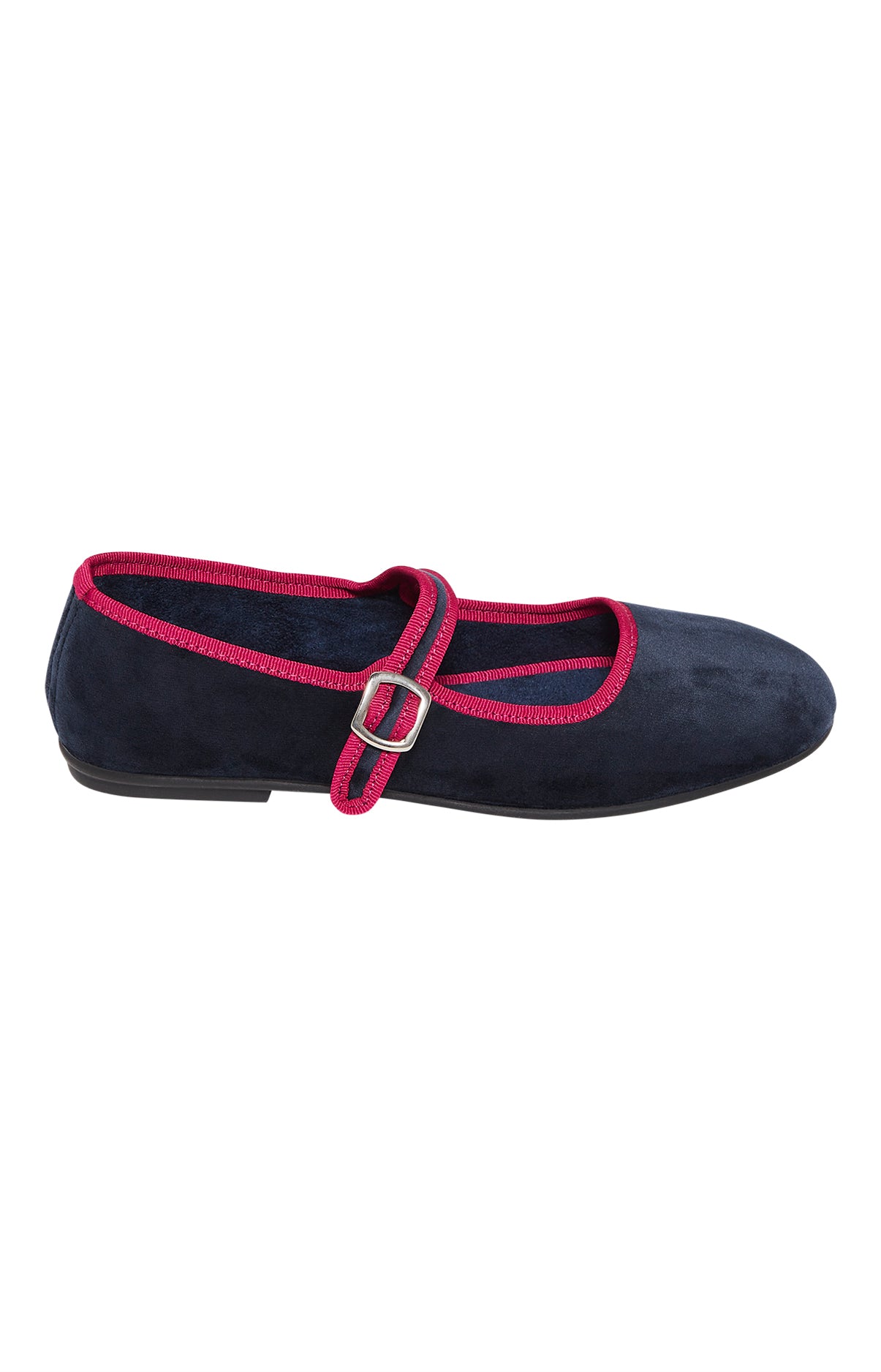 Ballerines Femme Velvet Homme Marine 3