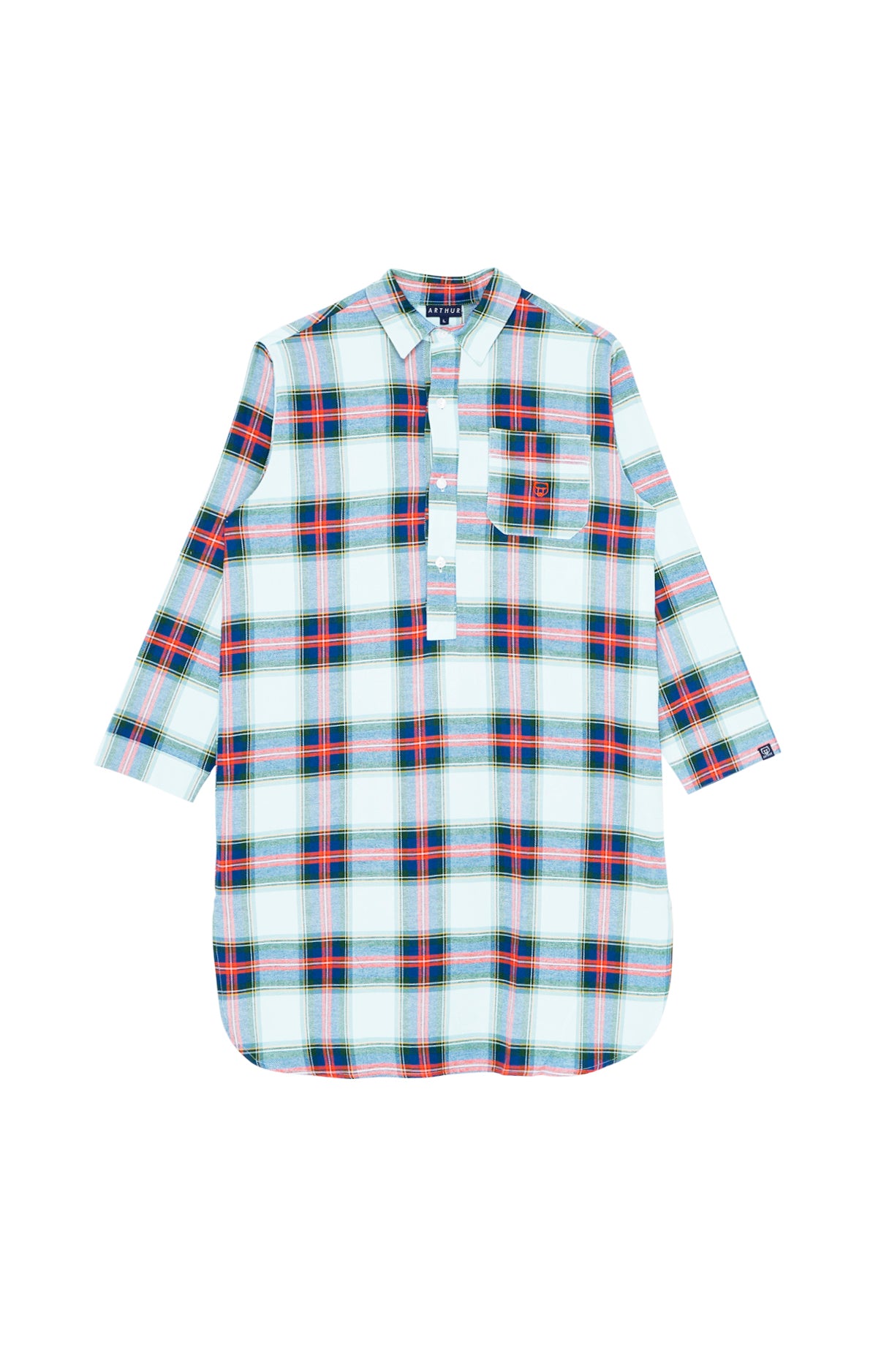 Chemise Grand-Père Logan Bleu 6