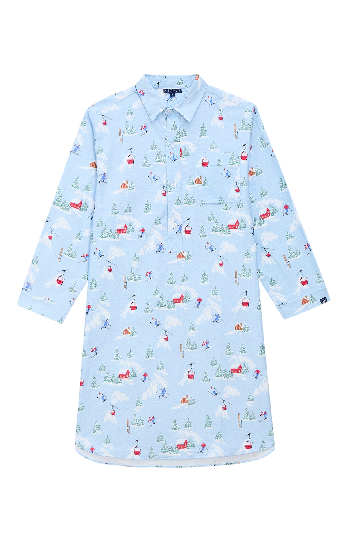 Chemises de nuit Homme Père Noël en altitude CIEL 3