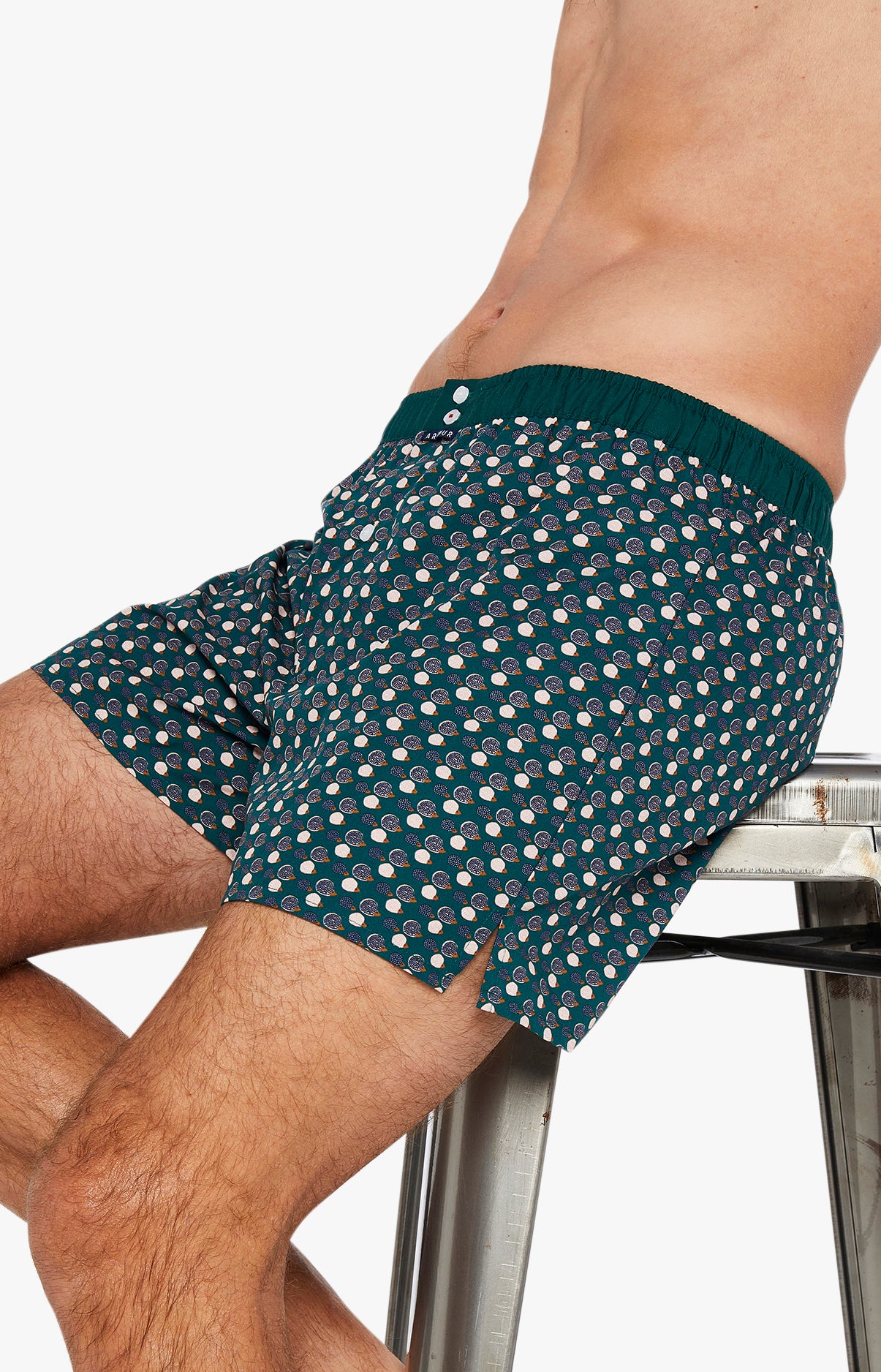 Caleçon avec suspensoir Homme Le Club n°1074 Vert 5