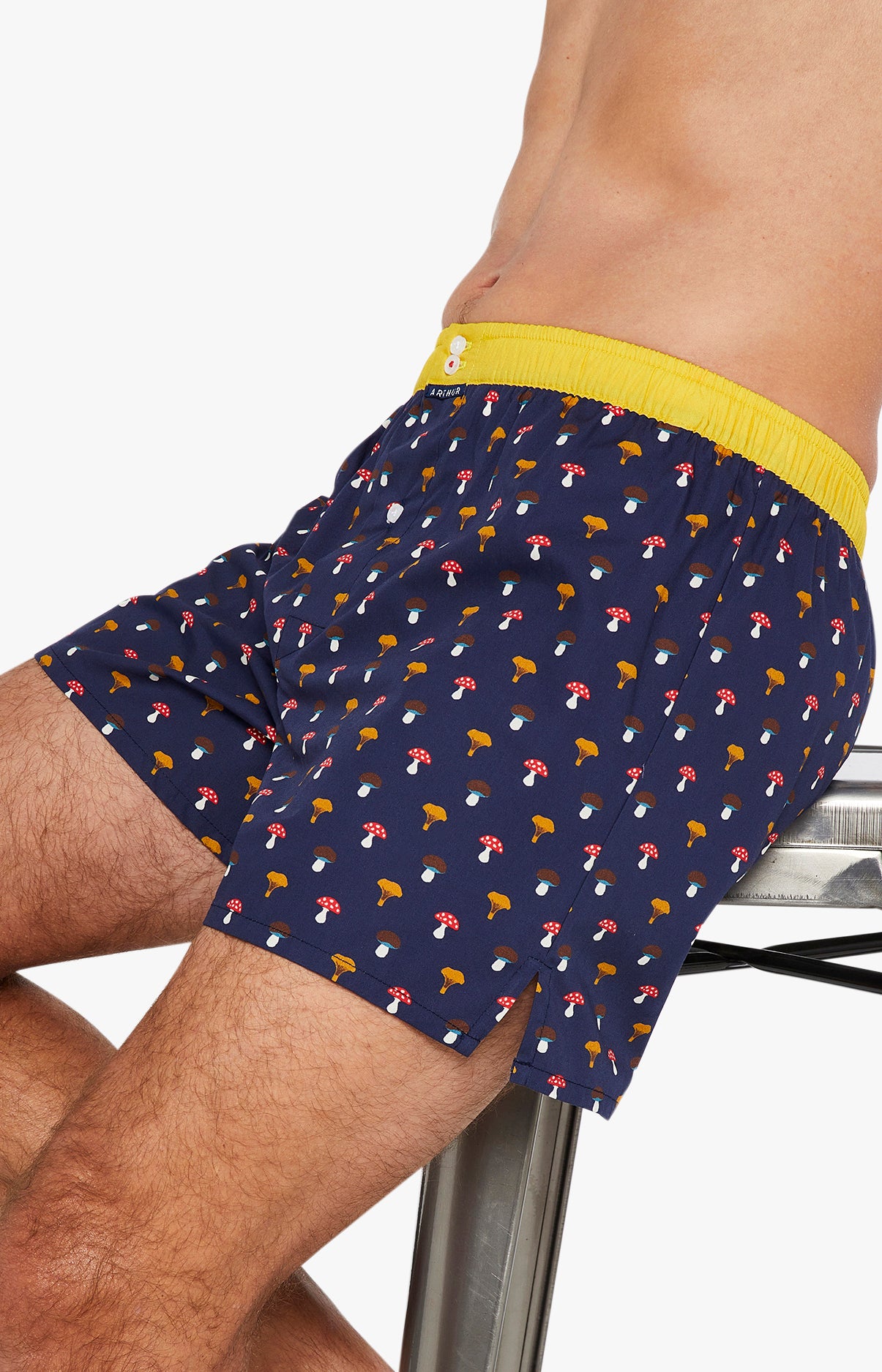 Caleçon avec suspensoir Homme Le Club n°1077 Marine 5