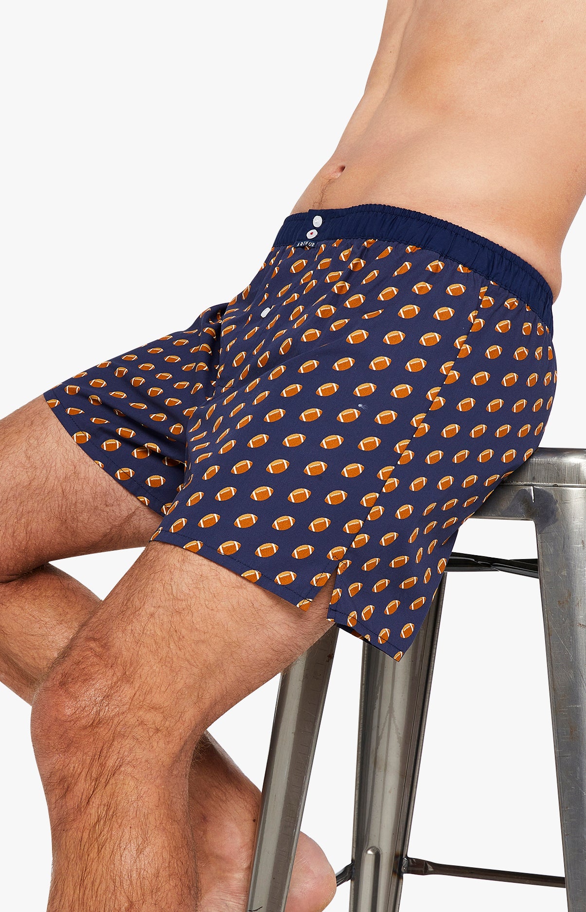 Caleçon avec suspensoir Homme Le Club n°1080 Marine 5