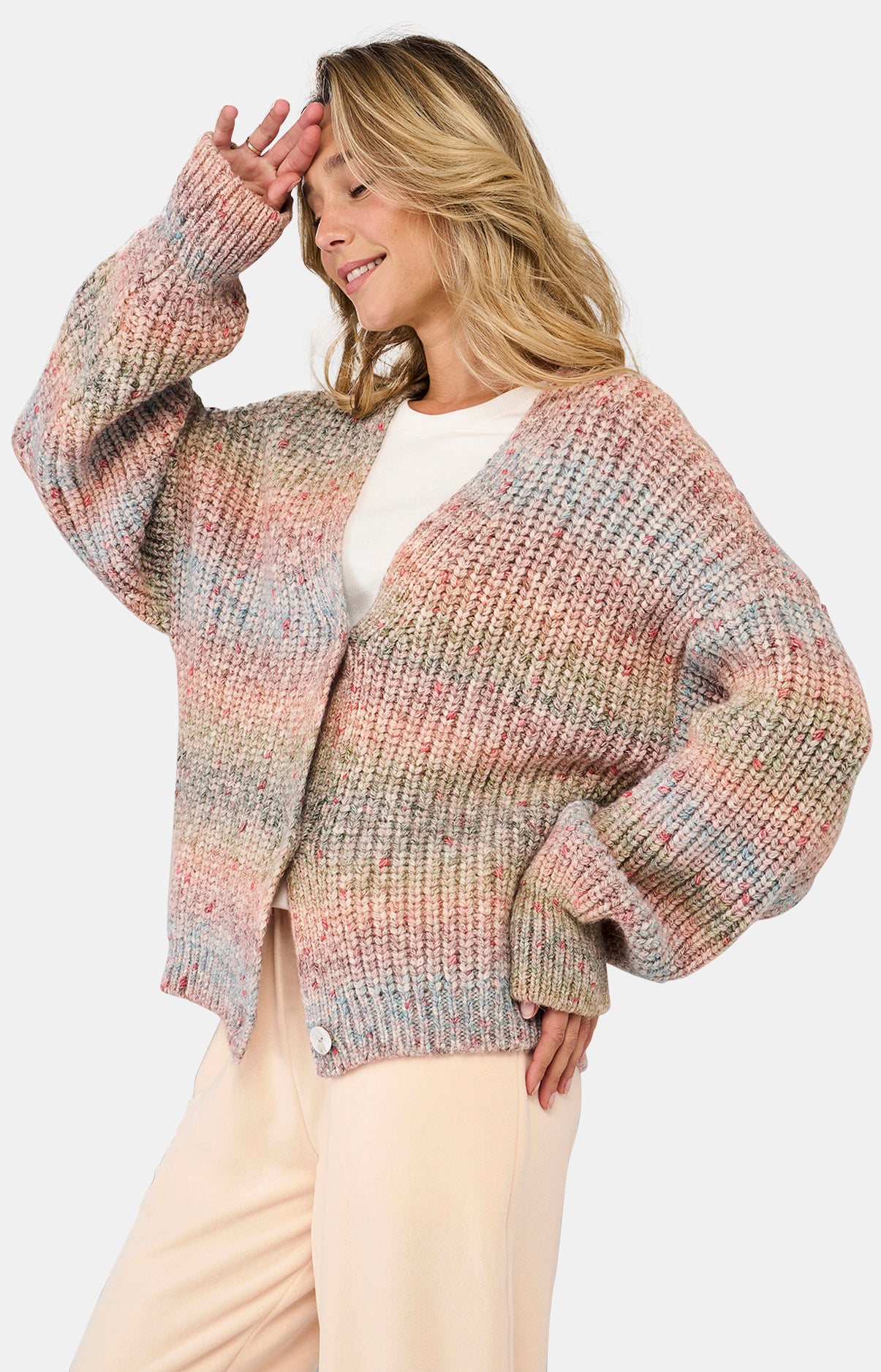 Gilet Femme Alpaga & Laine de Mérinos Multicolore 2
