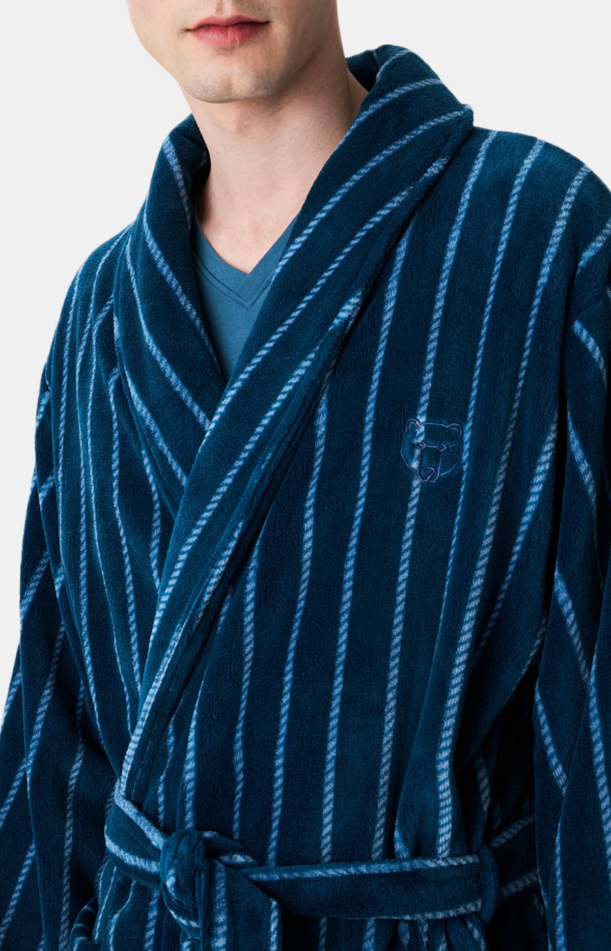 Robes de Chambre, Peignoirs & Vestes Homme Pandastique PETROLE 2