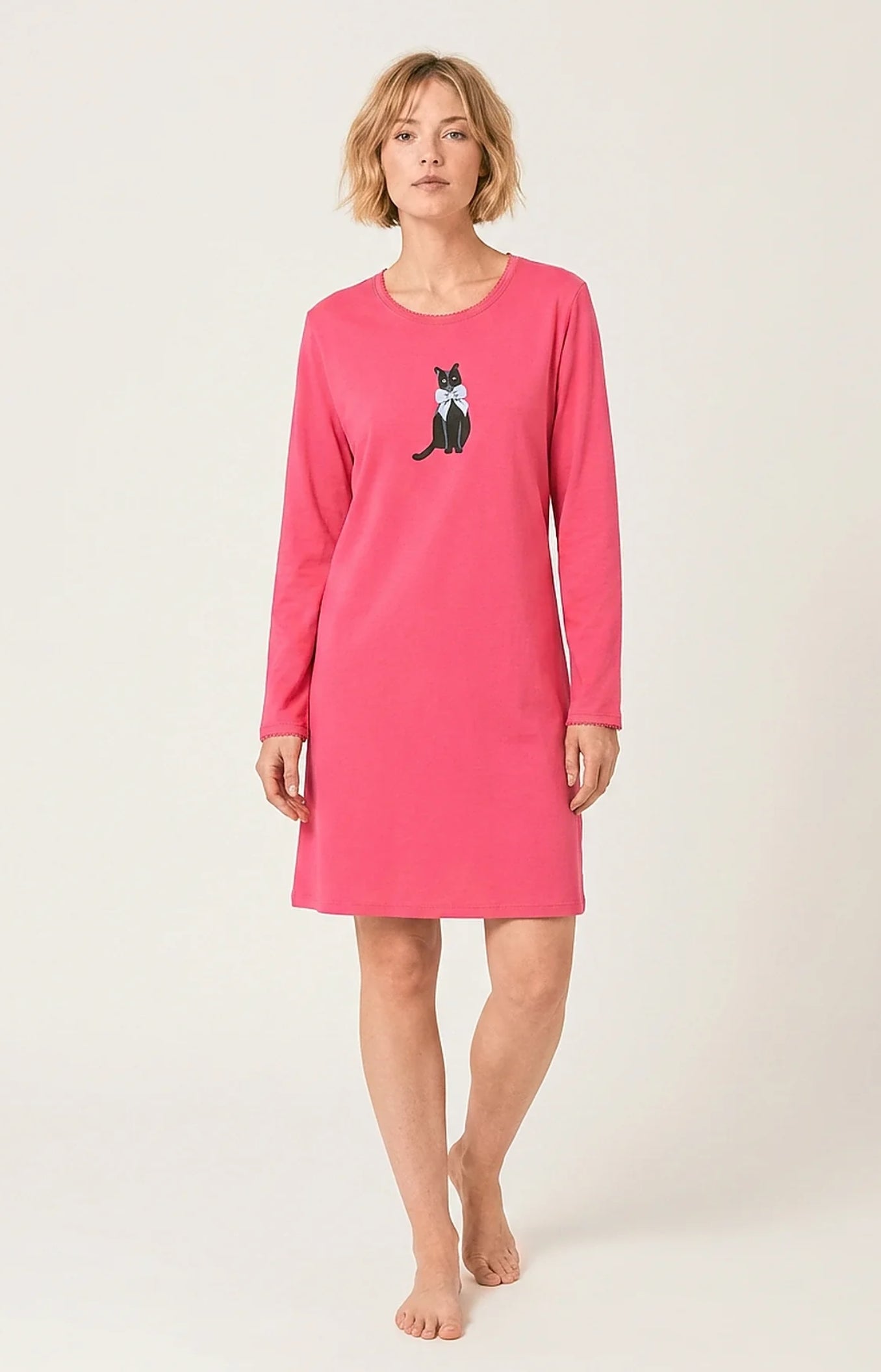 Chemise de nuit en jersey de coton - Kitty