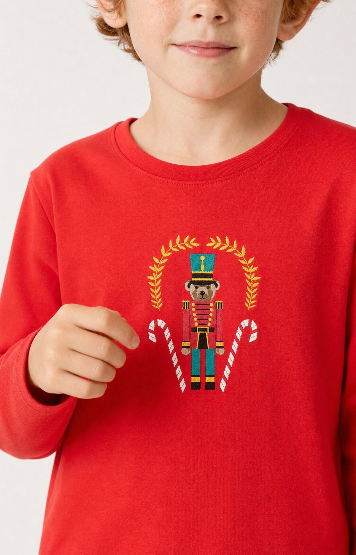 Pyjama enfant en jersey de coton épais - Casse-noisette