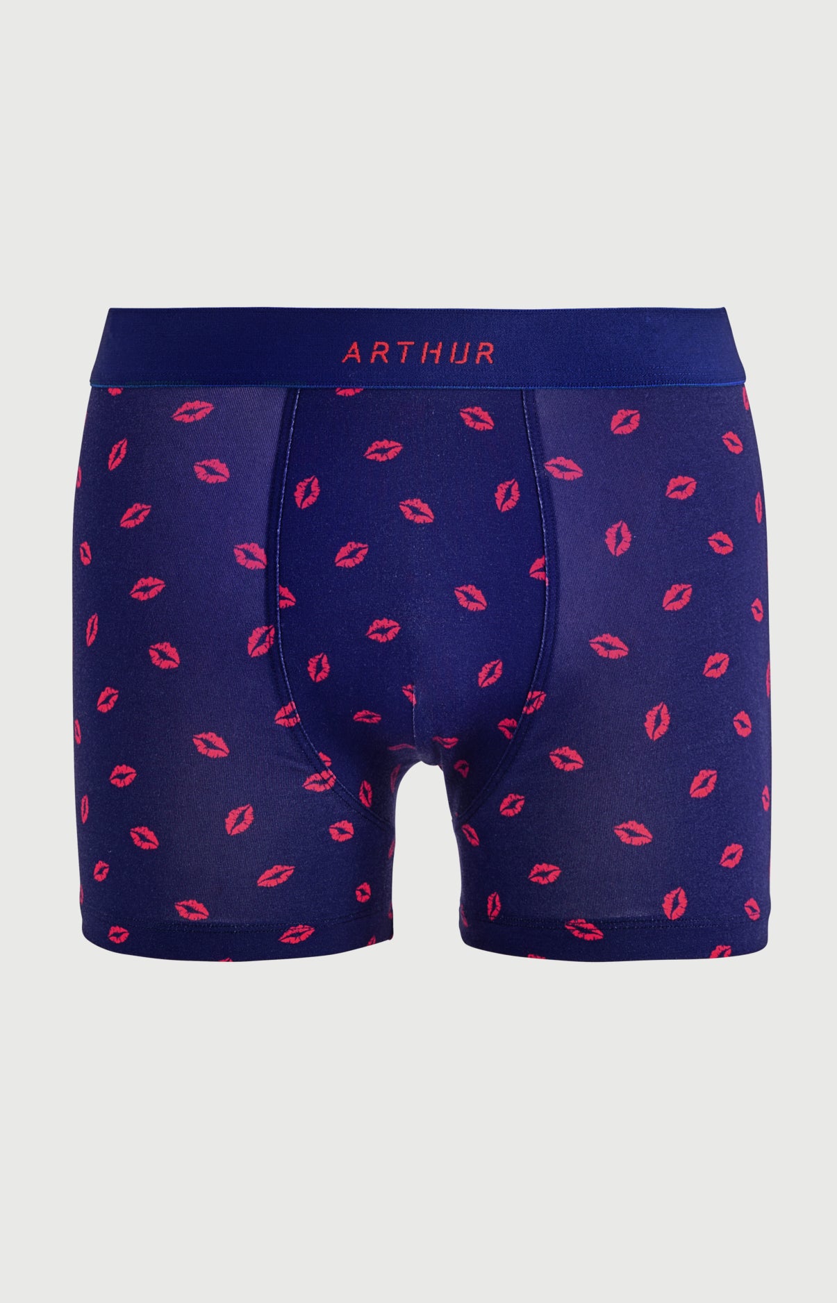 Boxer homme Kiss Imprimé bisous rouge à lèvre 3