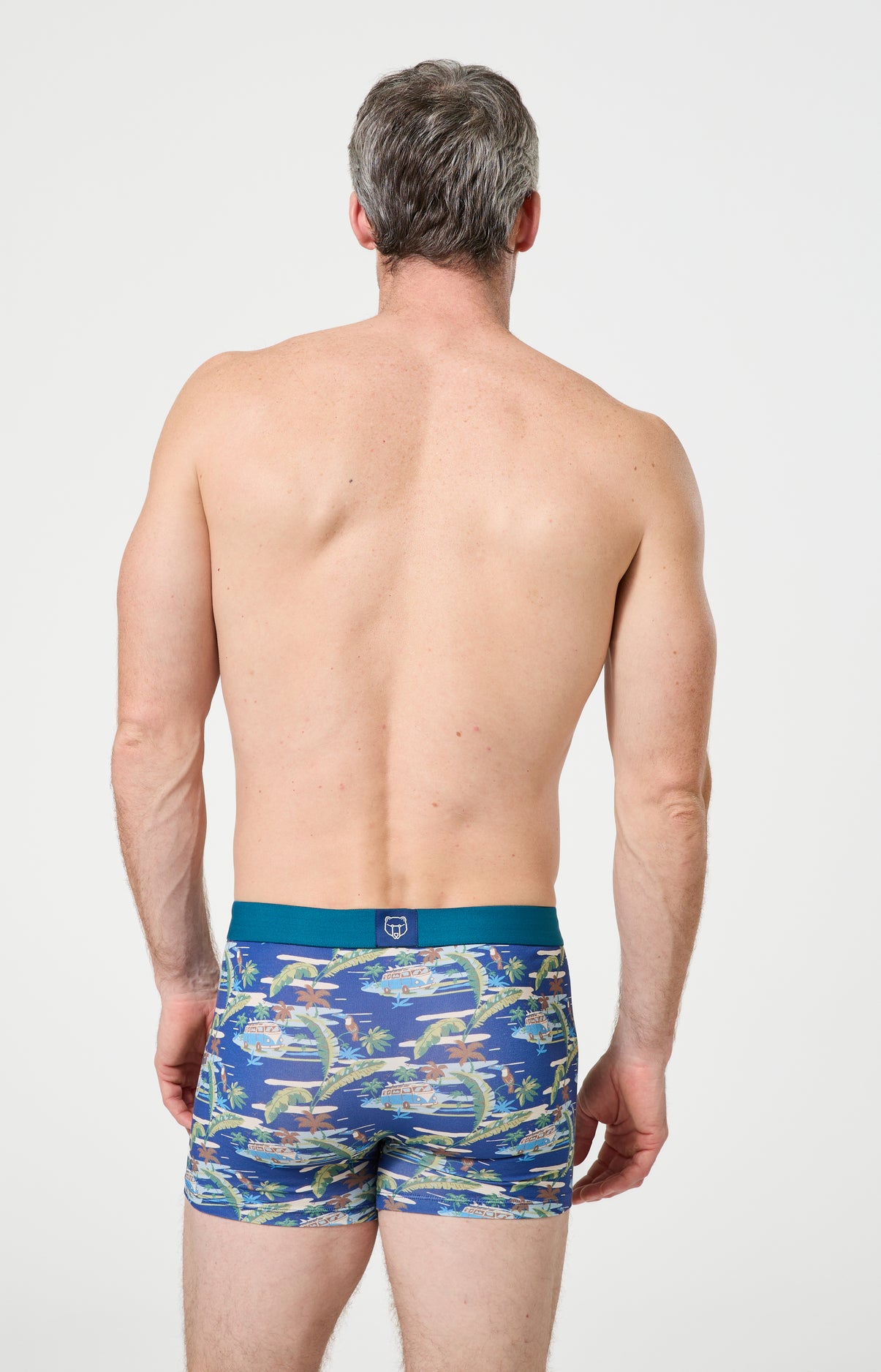 Boxer homme Van Life Imprimé vannes et palmiers multicolores 5