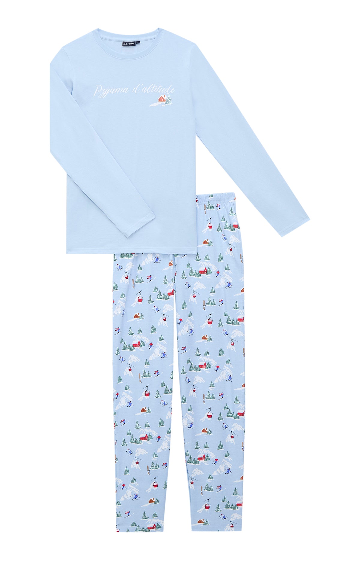 Pyjamas Femme Noël en altitude CIEL 3