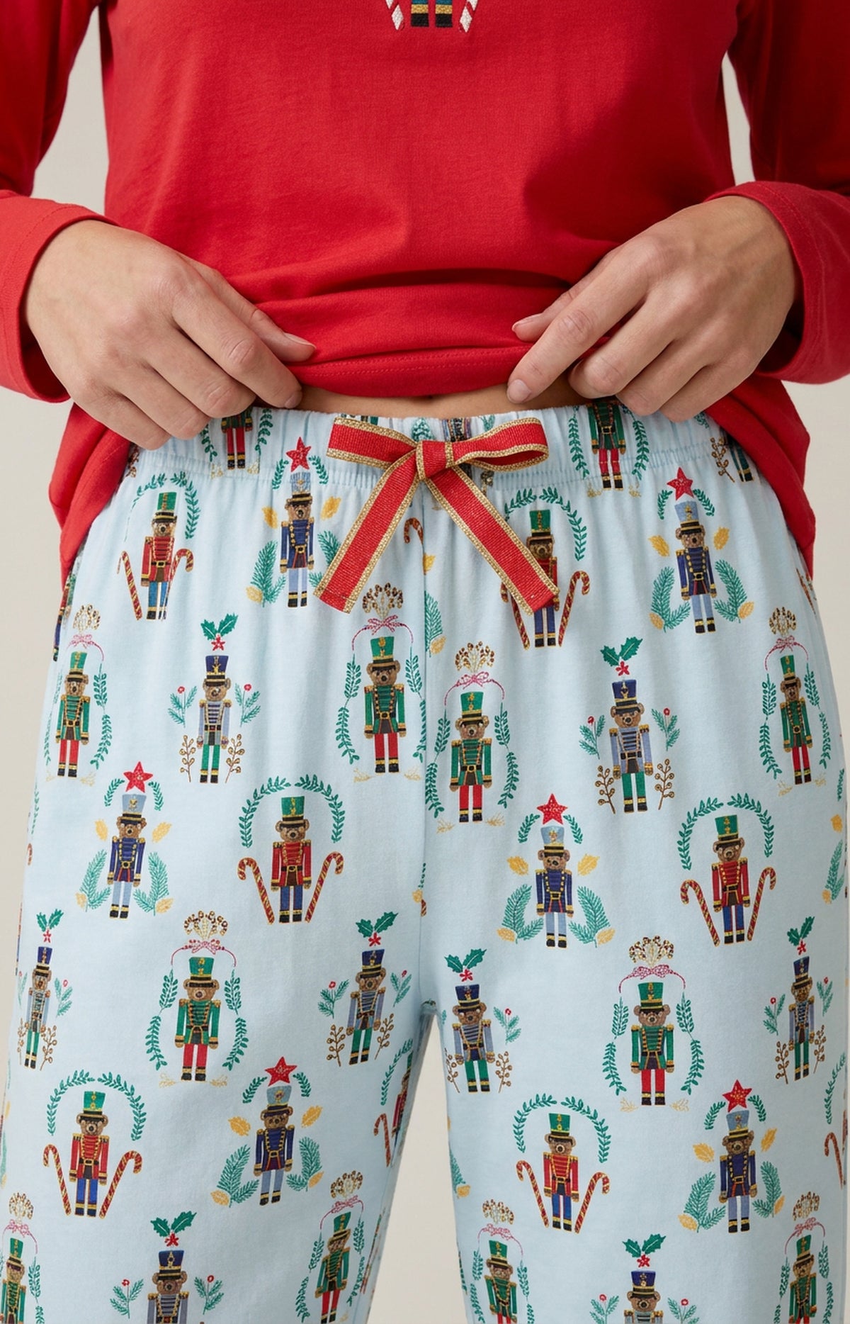 Pyjama en jersey de coton épais - Casse-noisette