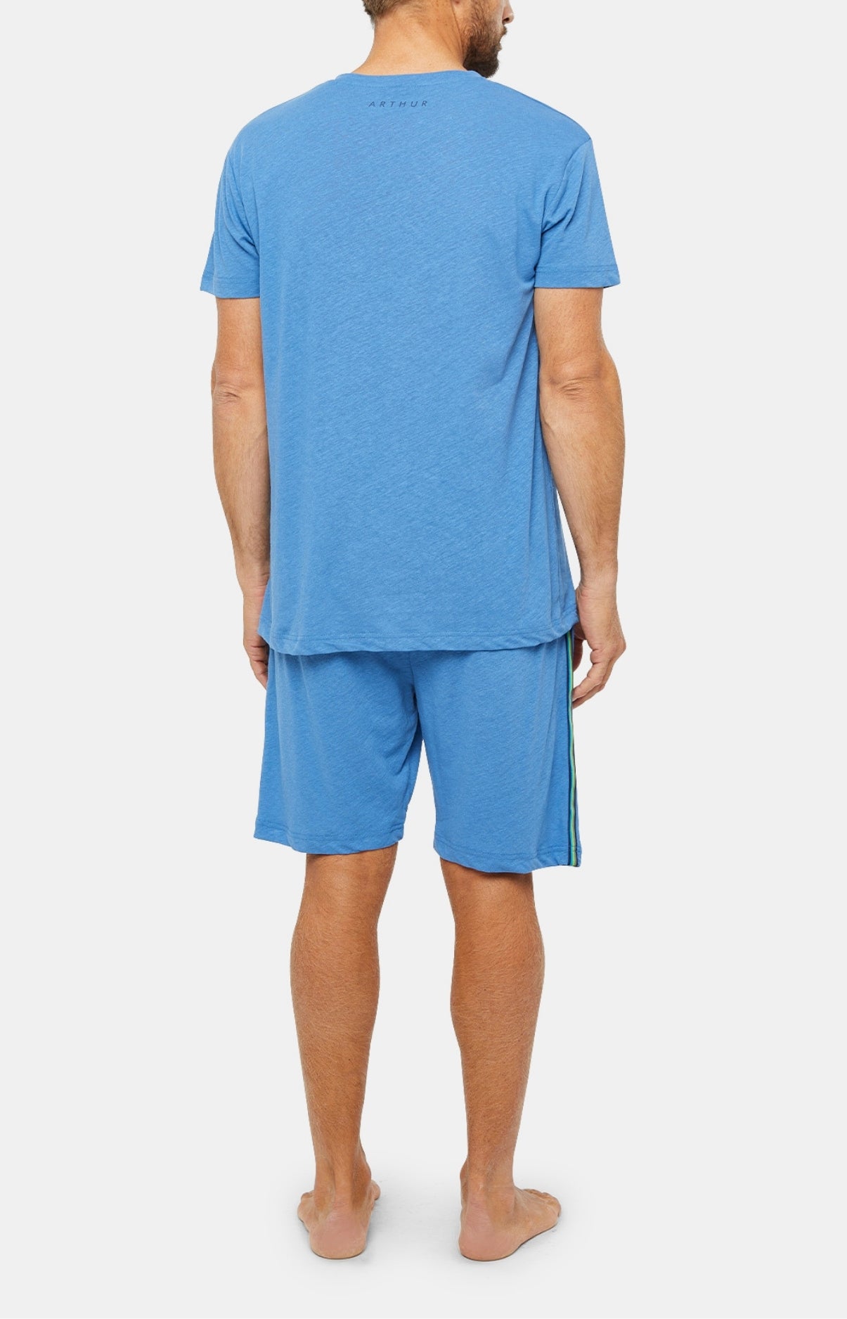 Pyjashort Homme Bleu 12
