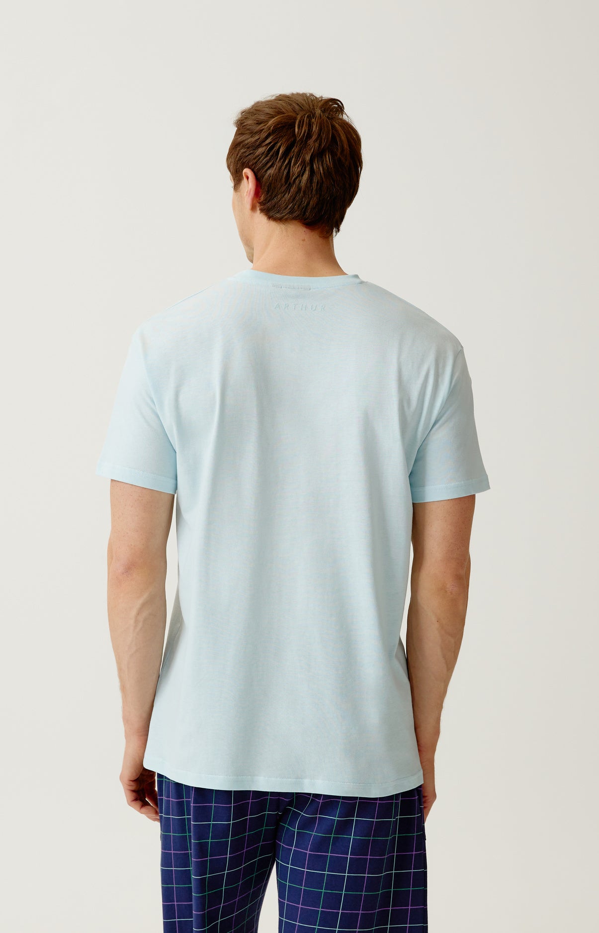 Tee-shirt en jersey de coton léger - Ciel