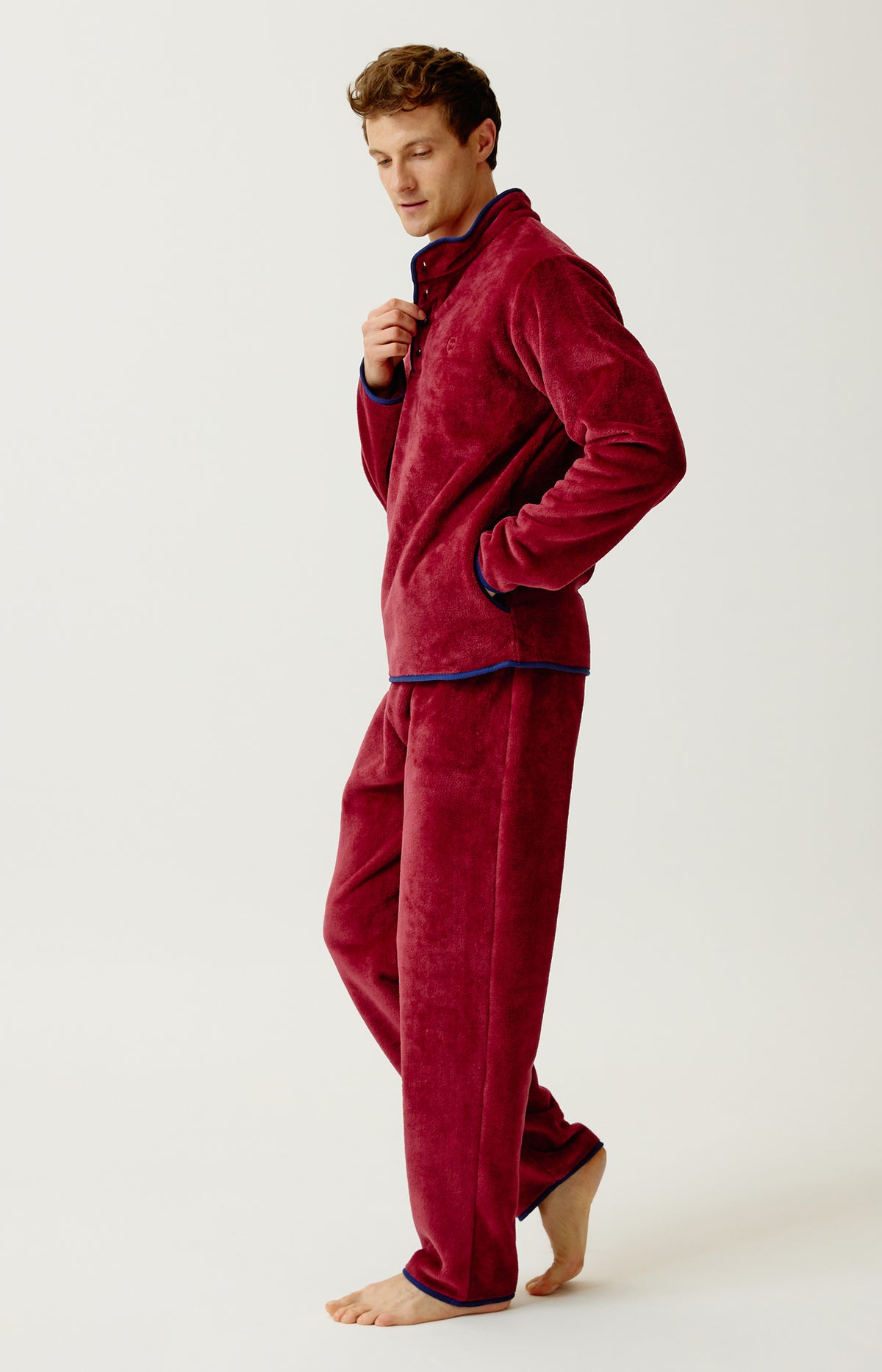 Pyjama en polaire - Burgundy