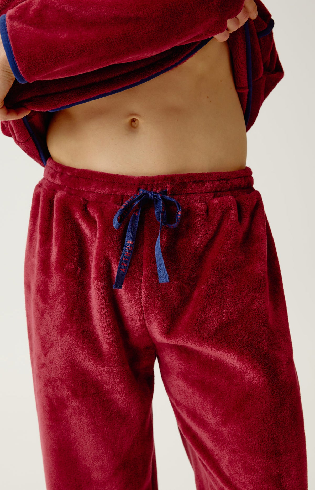 Pyjama en polaire - Burgundy