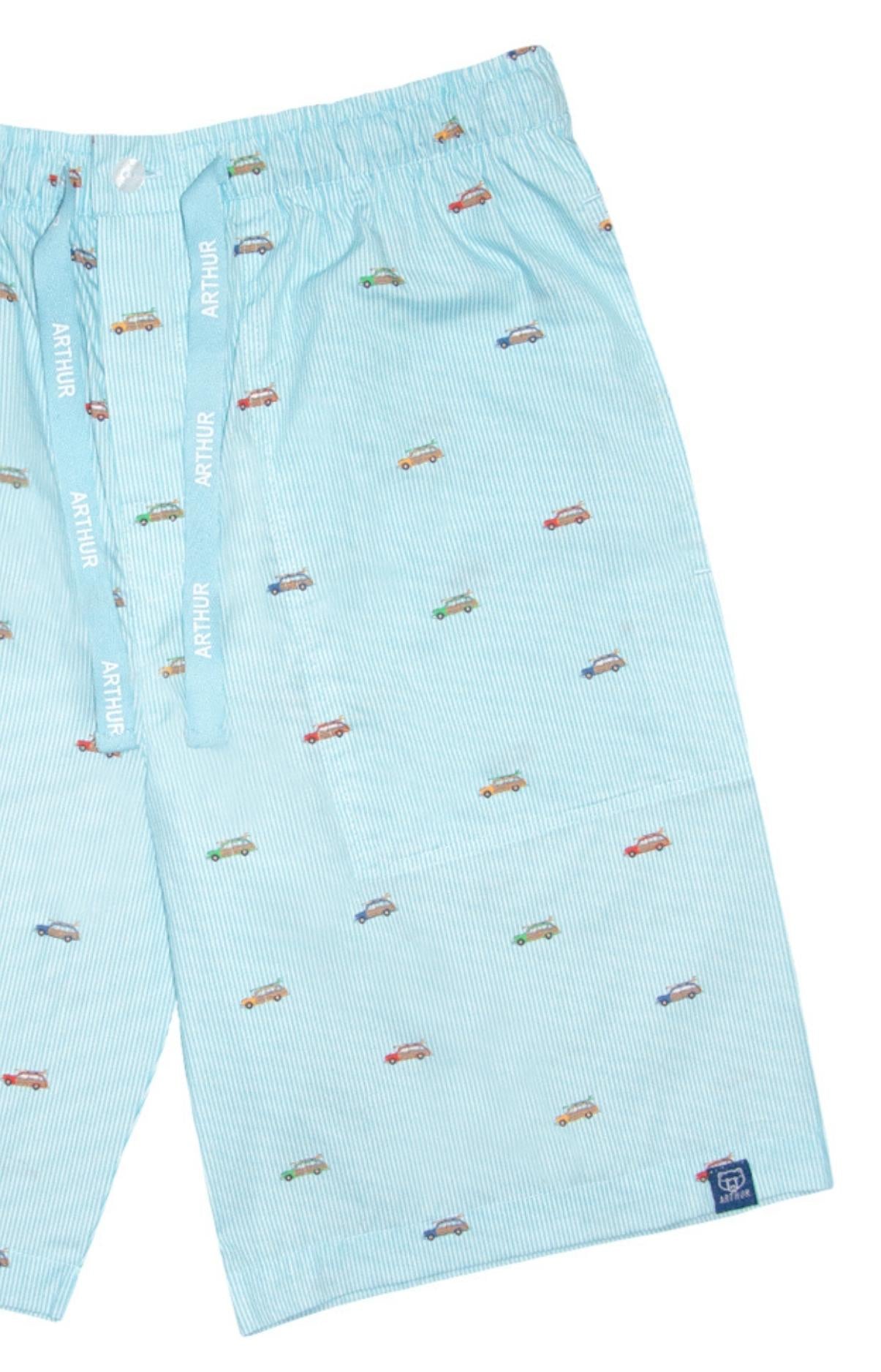 Short Homme California Bleu 2