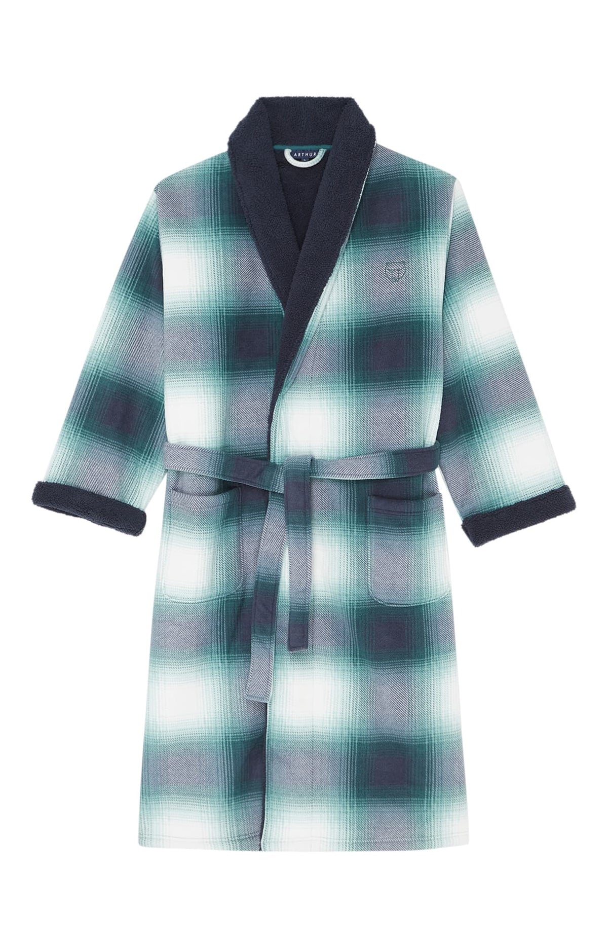 Robe de Chambre Femme polaire Liam Marine 3