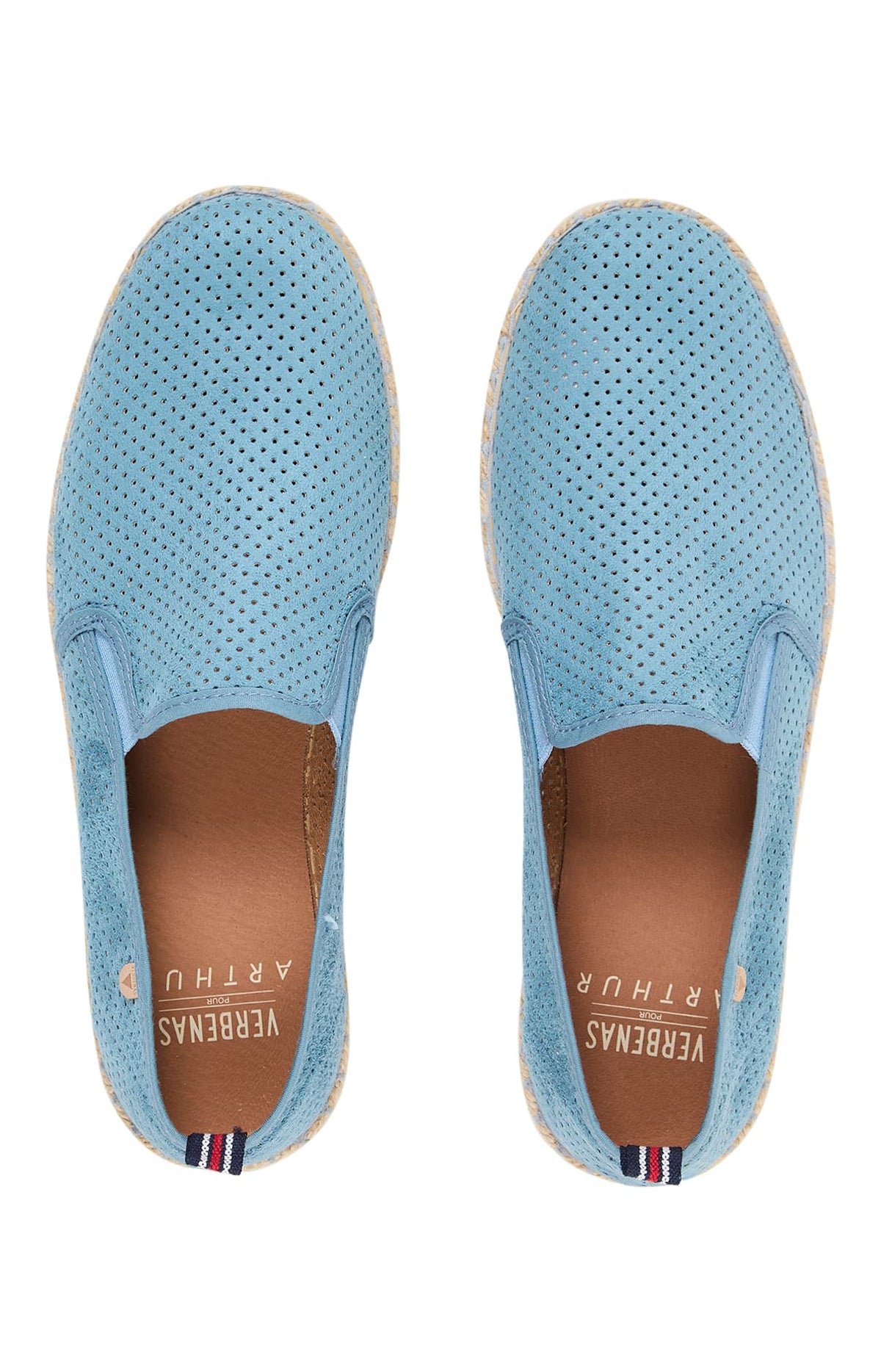 Espadrille Homme cuir uni Bleu 2