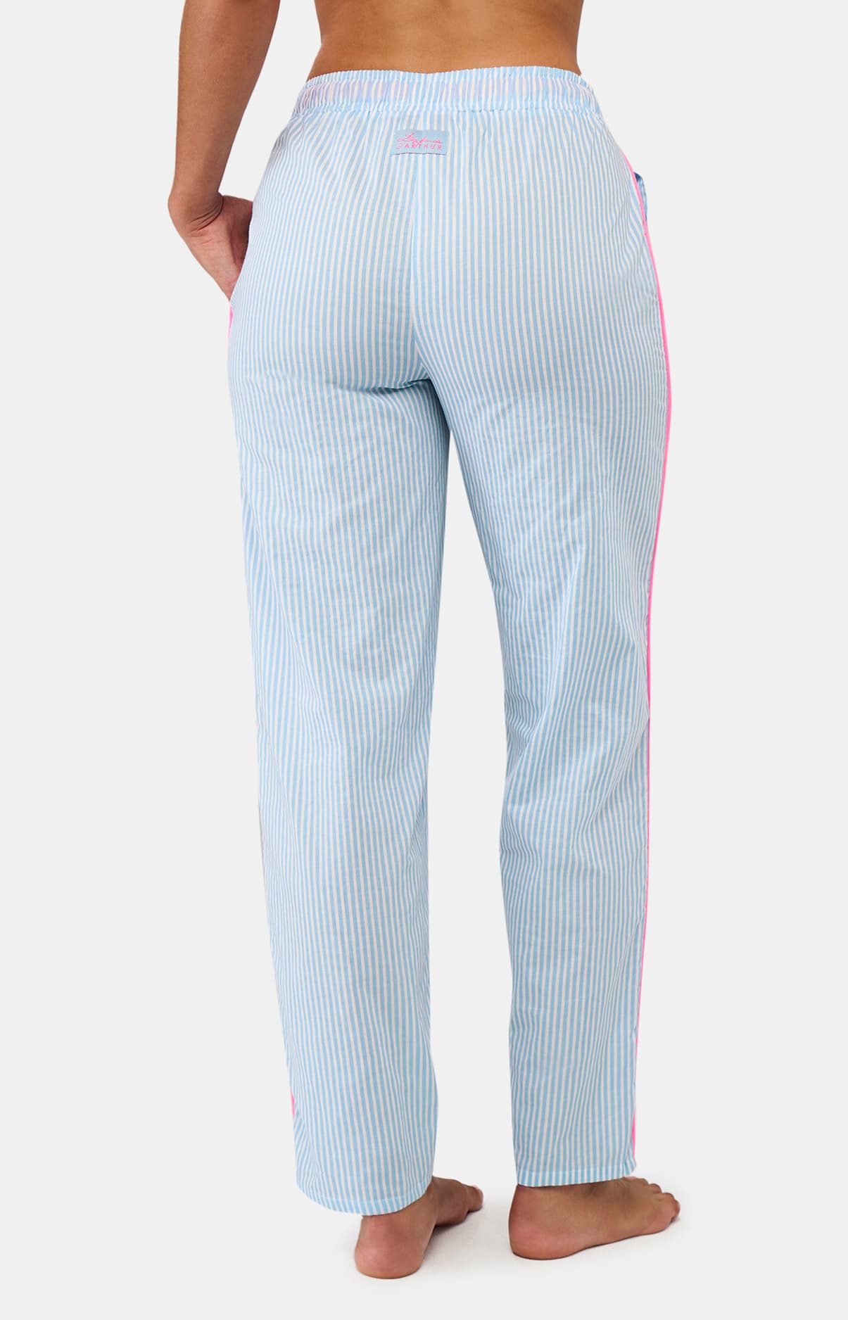 Pantalon Femme rayure lila Lagon 6
