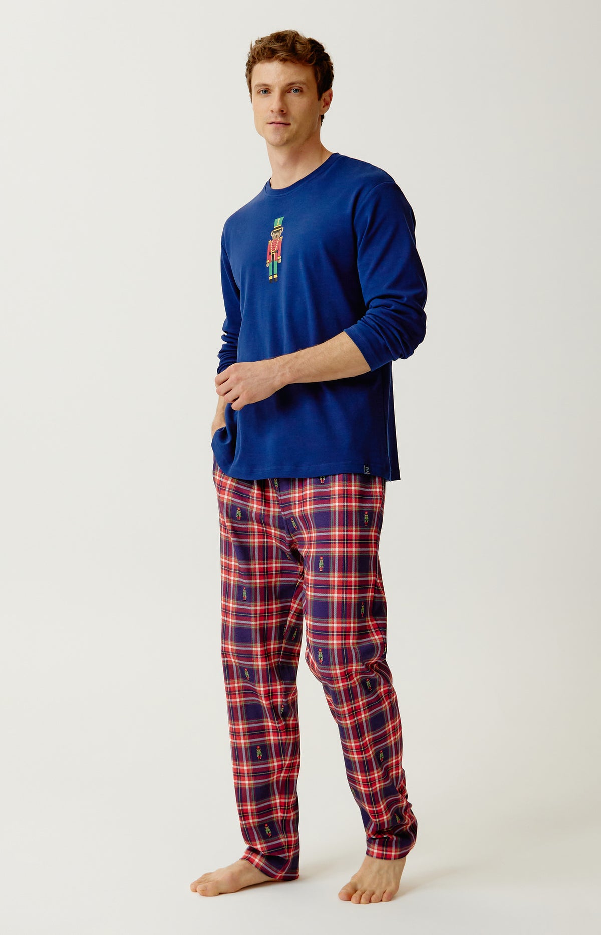 Pyjama en jersey de coton épais - Léon