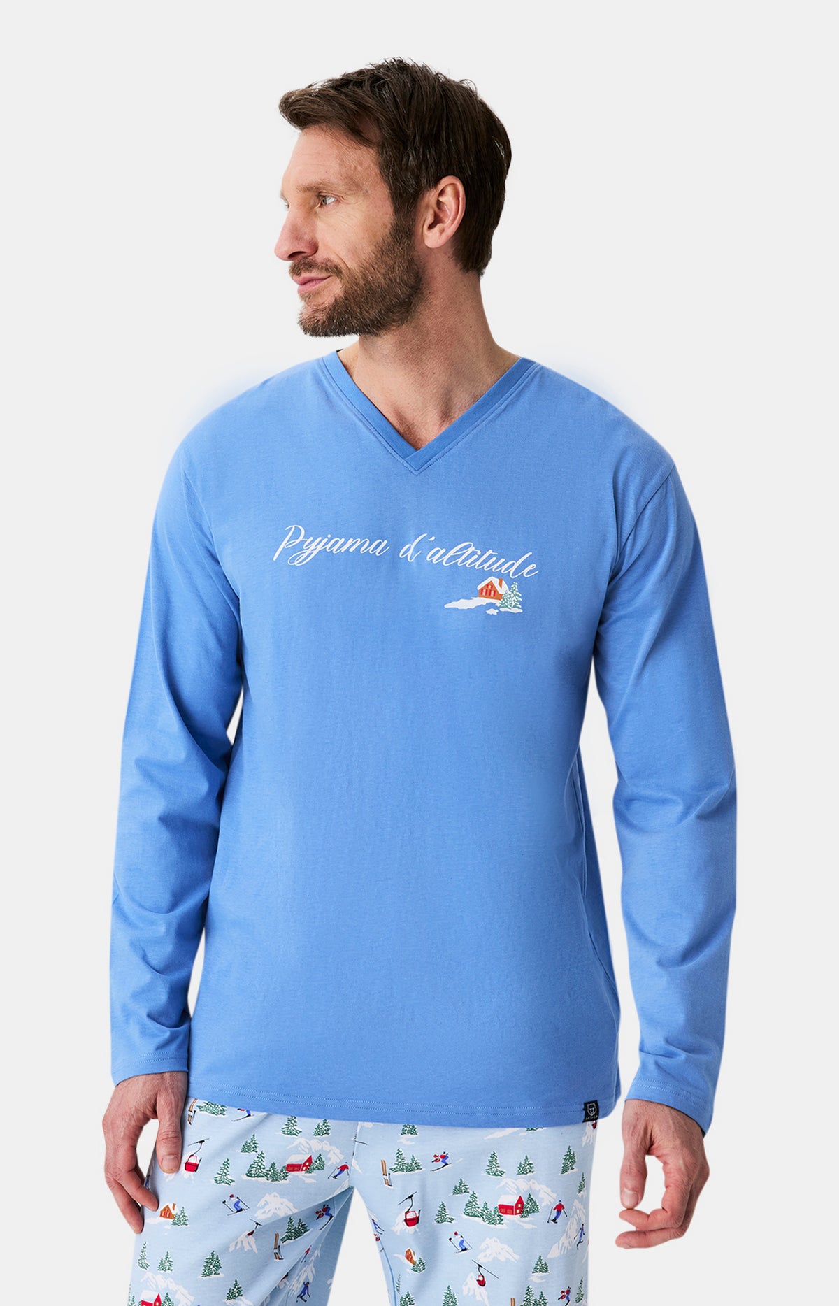 Pyjamas Homme Noël en altitude CIEL 4