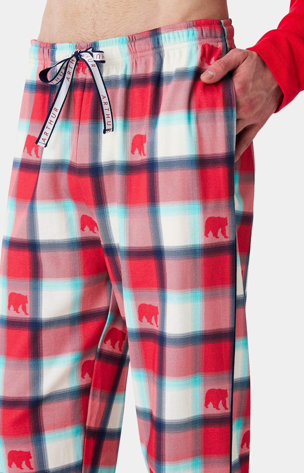 Pyjamas Homme Bear Noël ROUGE 7