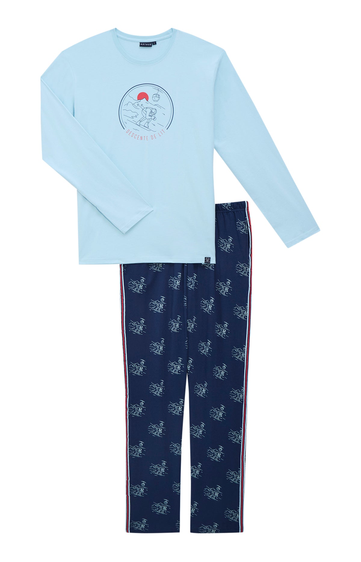 Pyjamas Homme Descente de lit MARINE 3