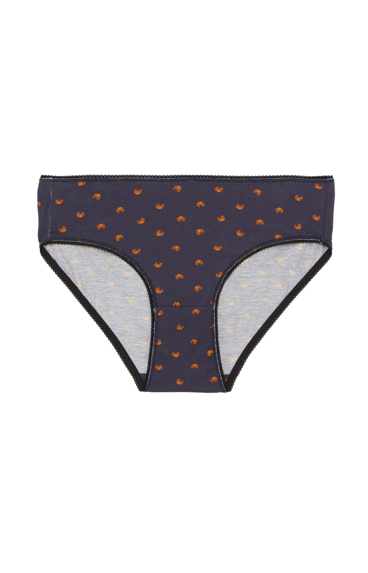 Culotte motif croissant Noir 3