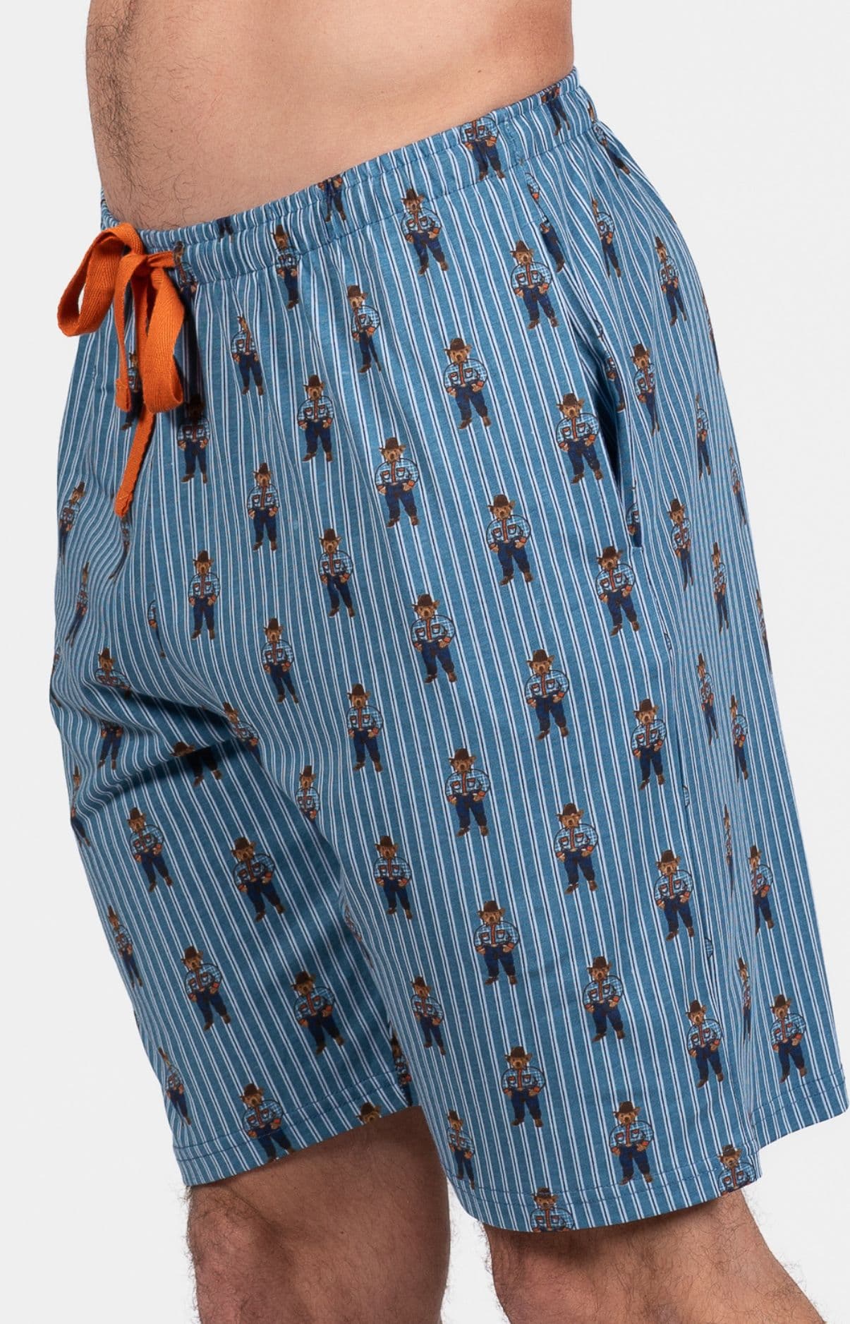 Pyjashort Homme cowboy Acier 4