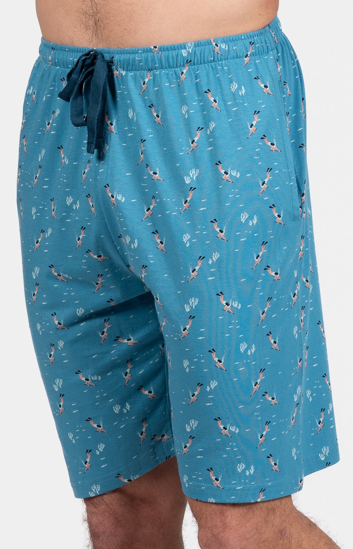 Pyjashort Plongeur Bleu Homme 4