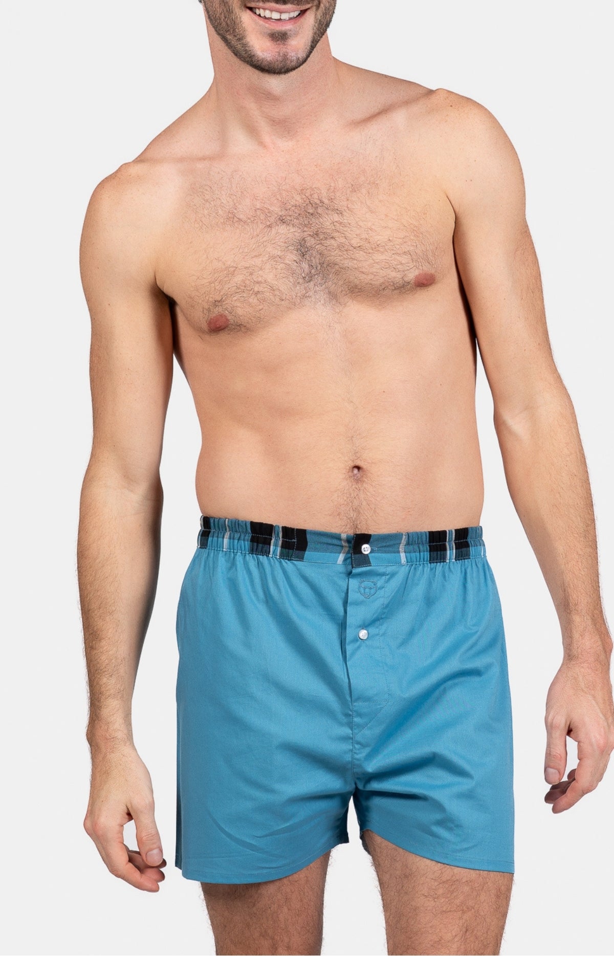 Caleçon classique Homme Bleu 1