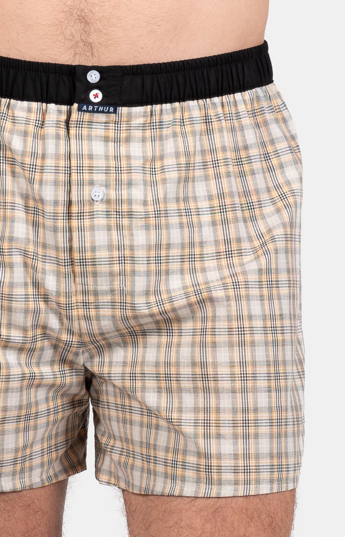 Caleçon avec suspensoir Homme n°1135 Orange 2