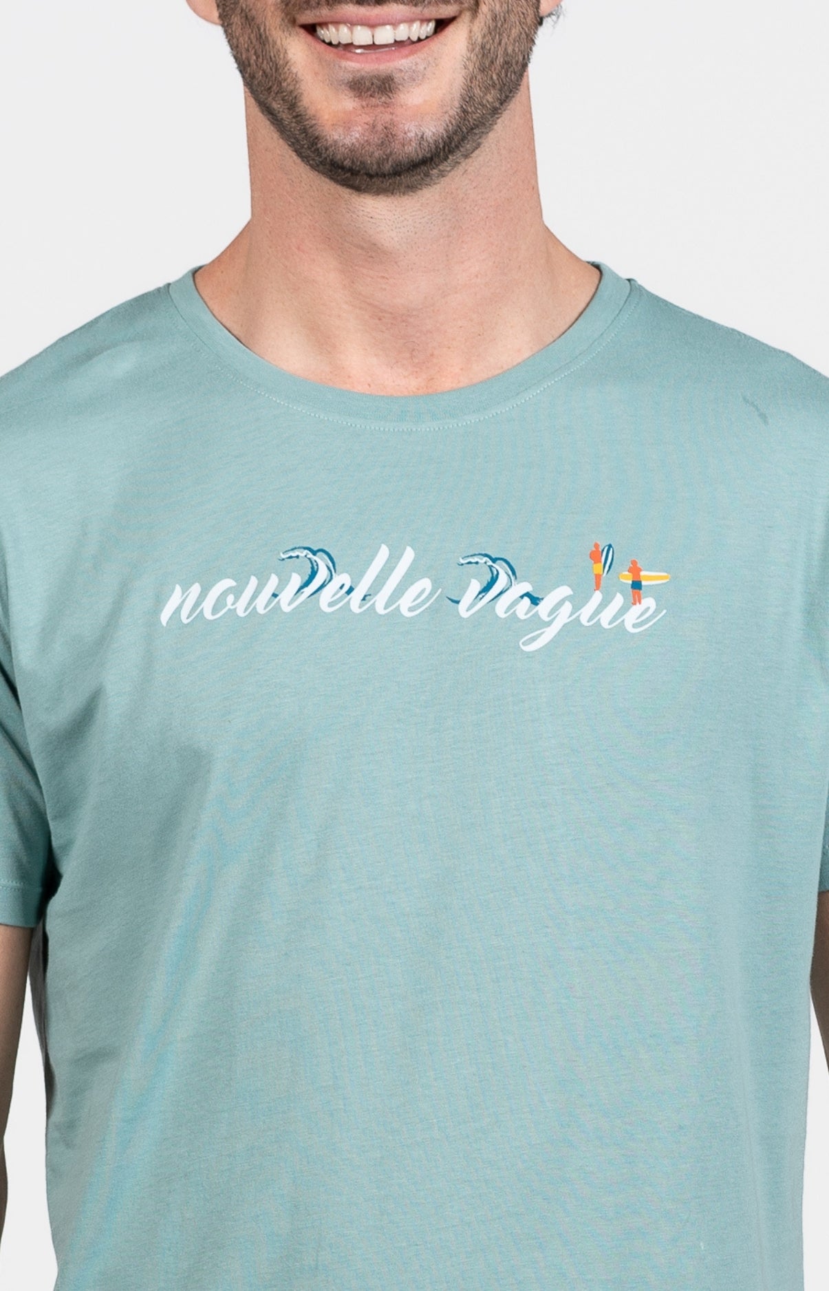 Pyjama court Pyjaméricain Homme Vichy Bleu et Vert 2