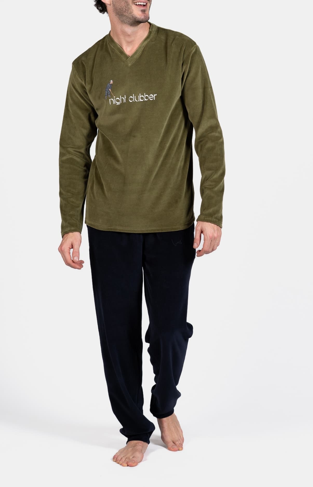 Pyjama Homme night clubber Sapin 1
