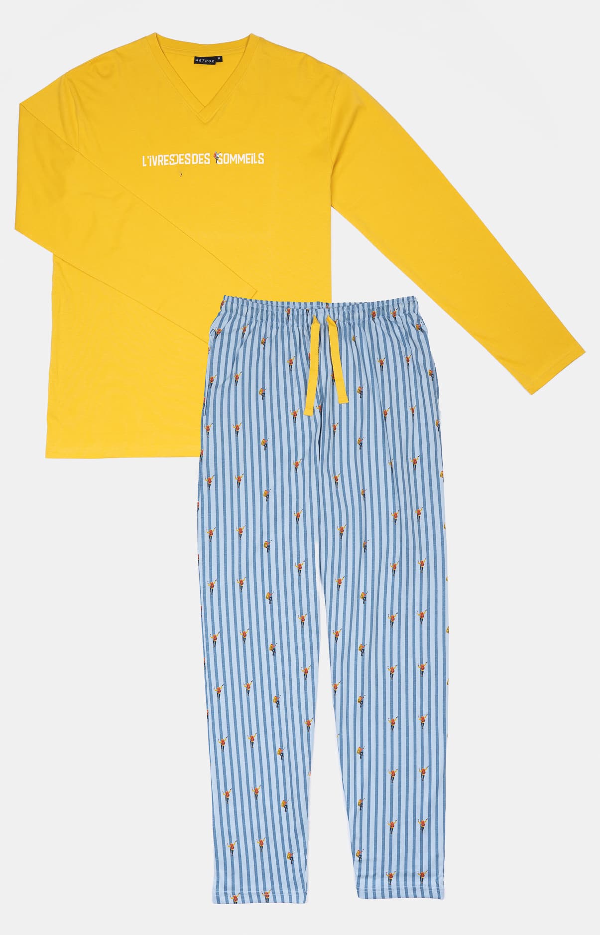 Pyjama Homme ivresse des sommeils Bleu 3