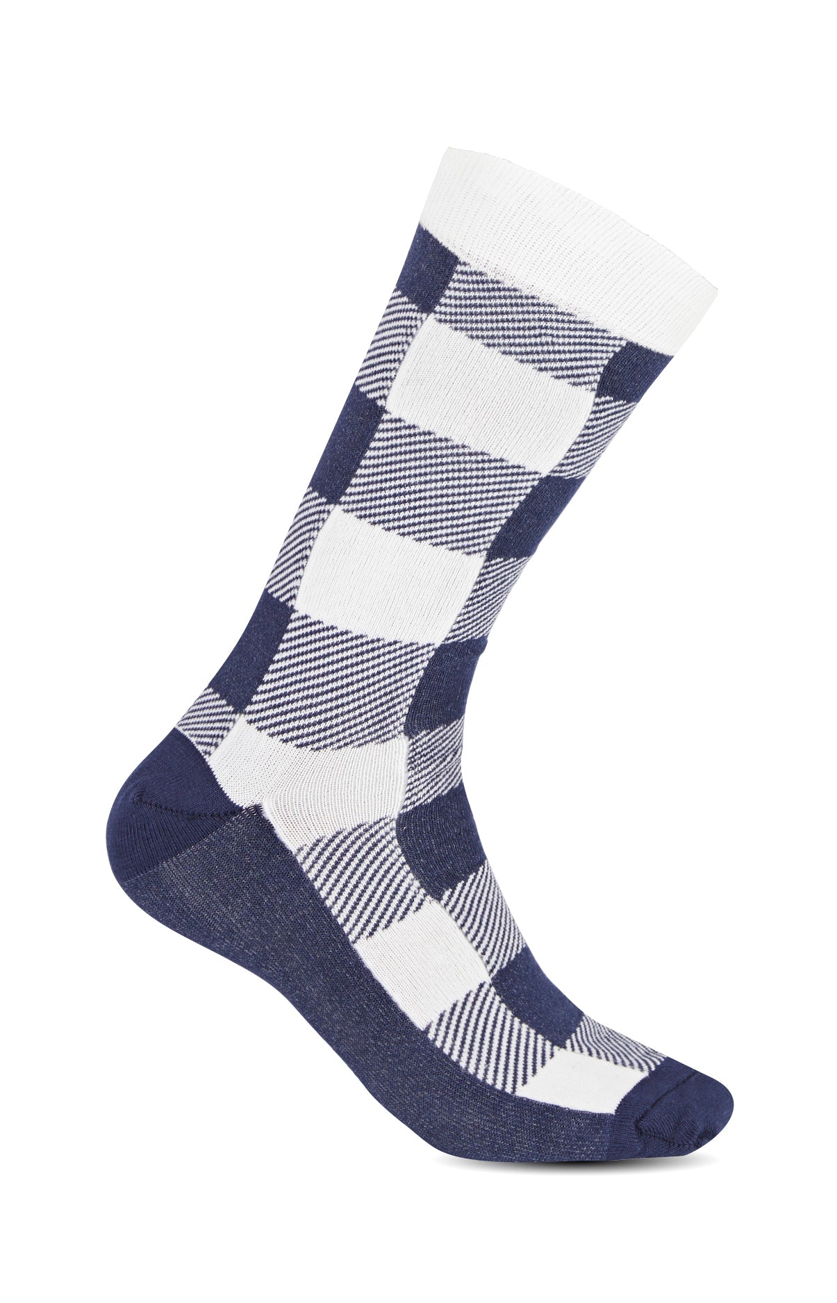 Chaussettes Femme Vichy Marine 1