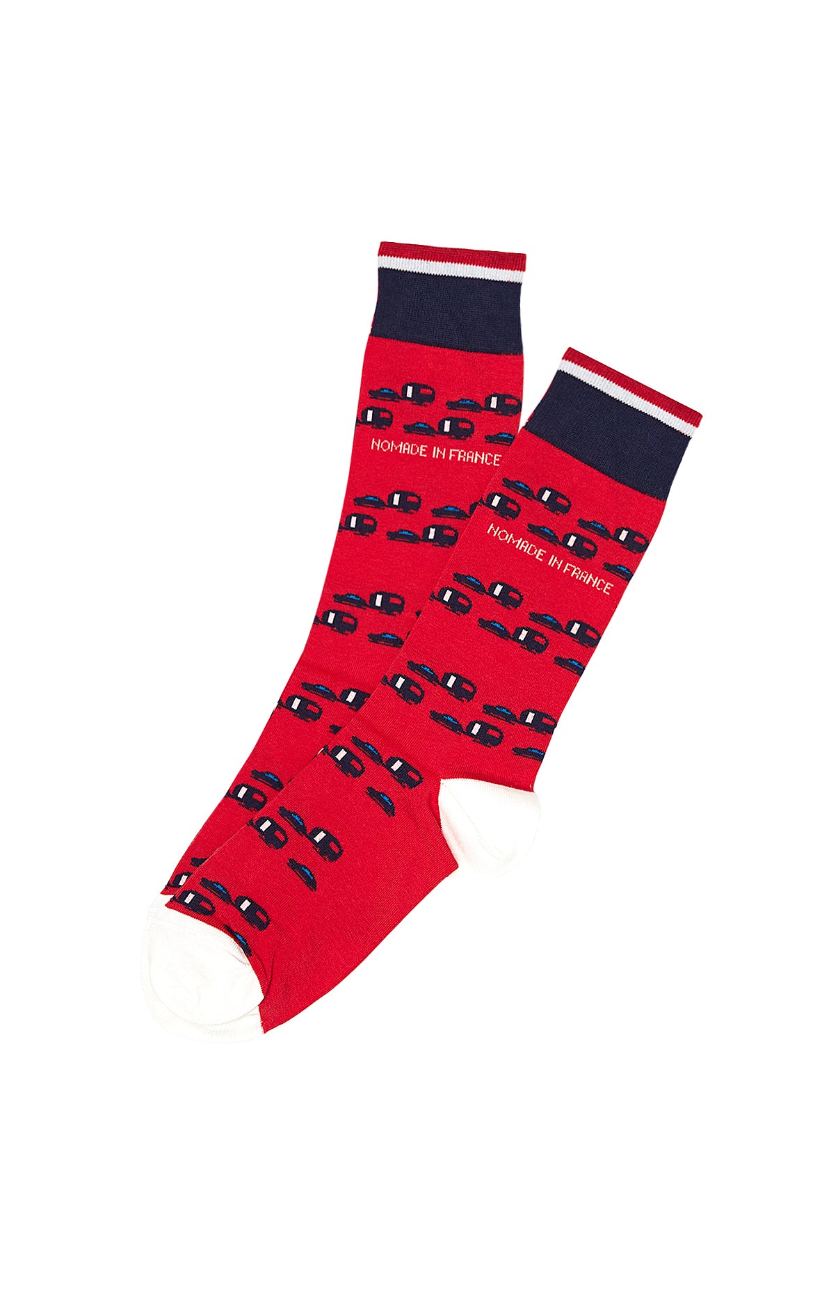 Chaussettes Homme Nomade in France Bleu 3